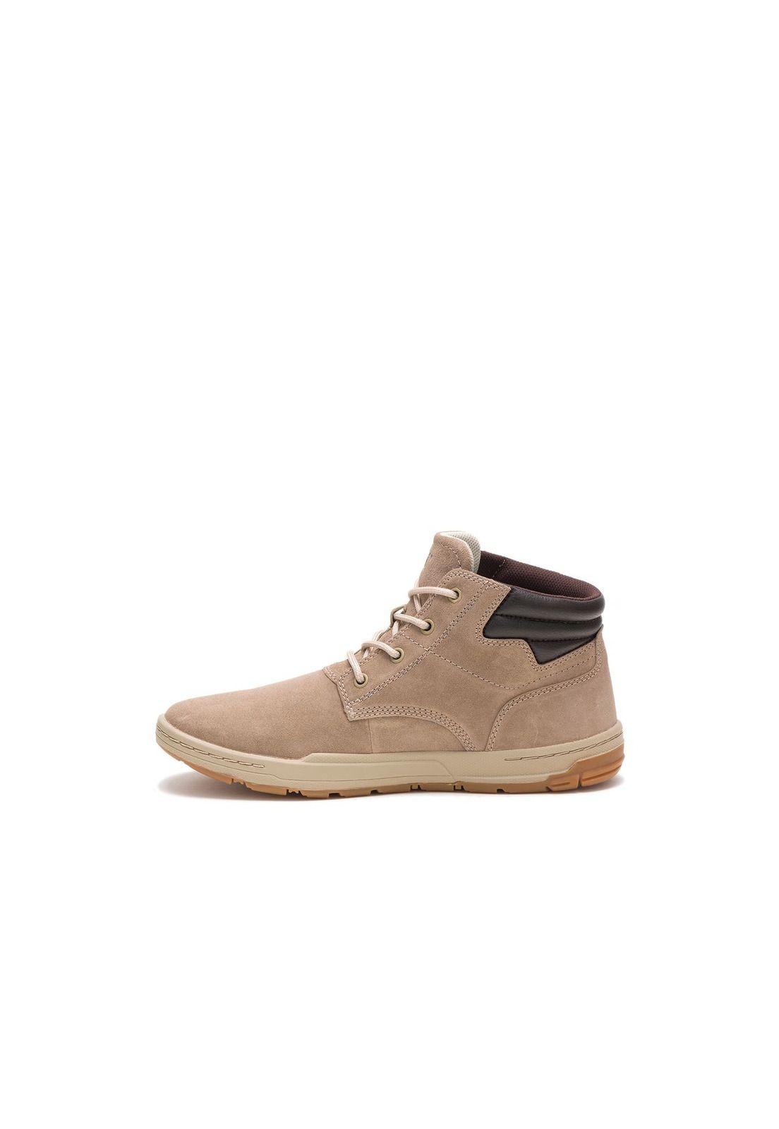 Zapatilla Hombre  Con Caña Creedence Beige-2