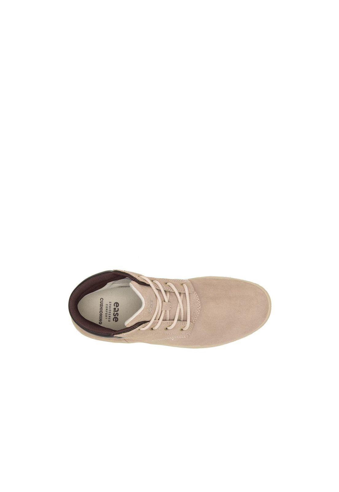 Zapatilla Hombre  Con Caña Creedence Beige-3