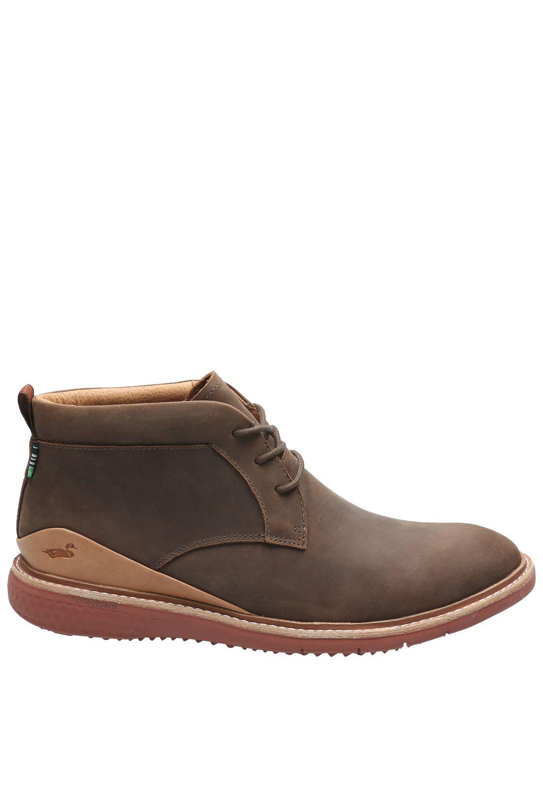 Botín Cuero Hombre High Line Café Oscuro-0