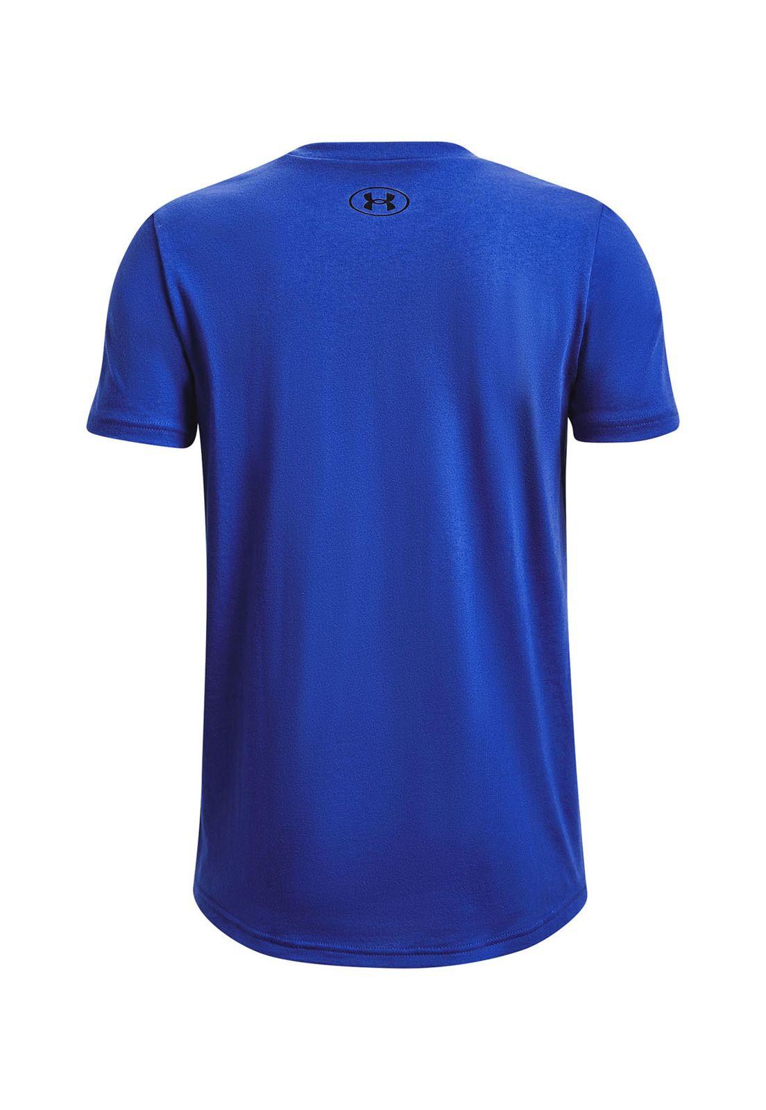 Polera manga corta Sportstyle niño Azul-1