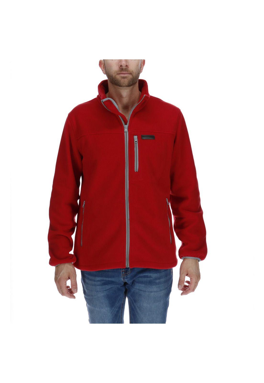 Polar Hombre Field Fleece Jacket Poliéster Burdeo-0