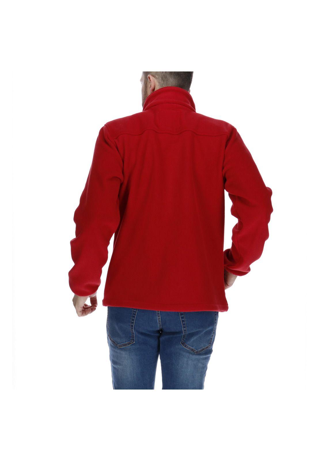 Polar Hombre Field Fleece Jacket Poliéster Burdeo-2