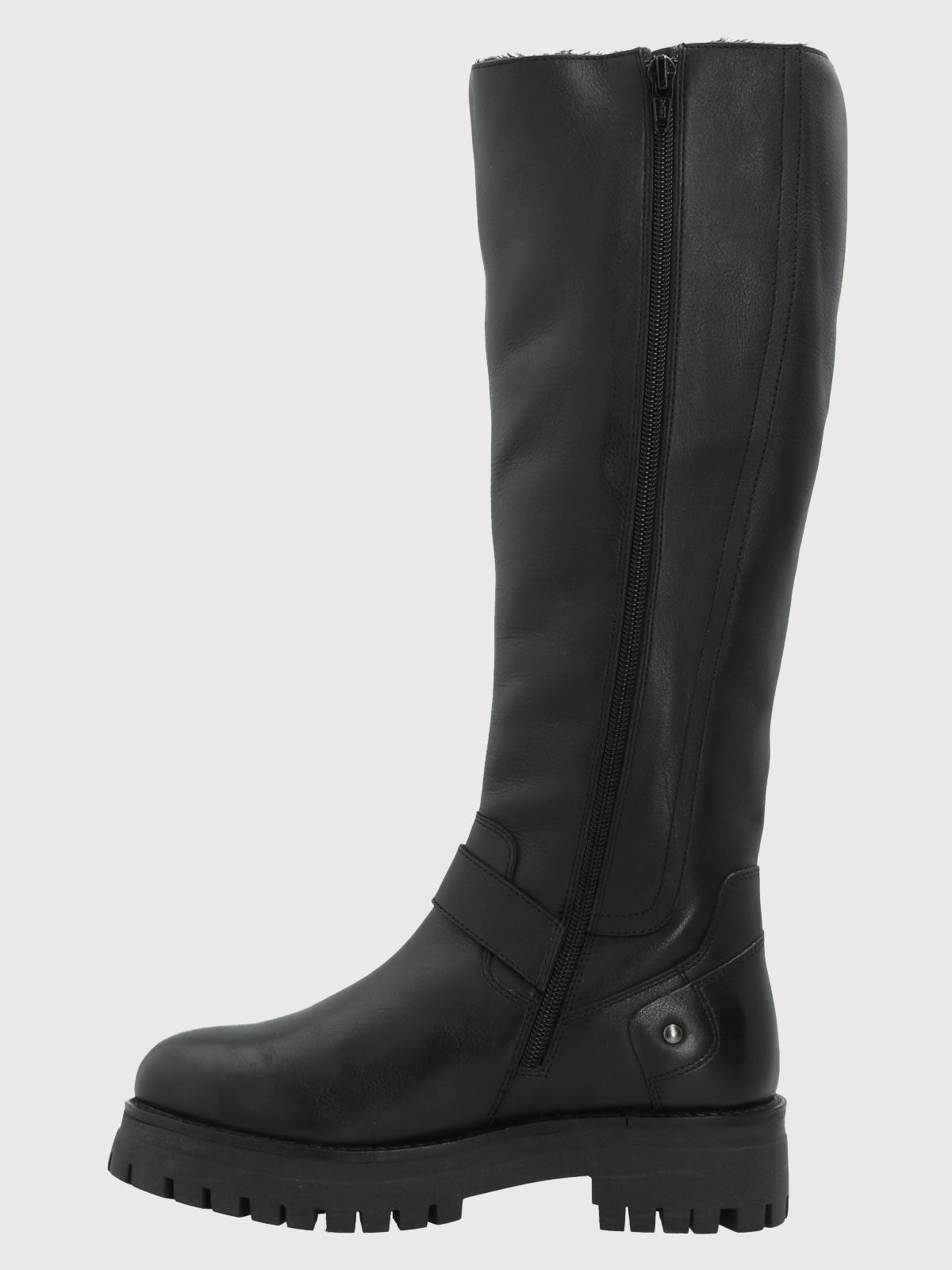 Bota Cuero Mujer Londa Negro-5