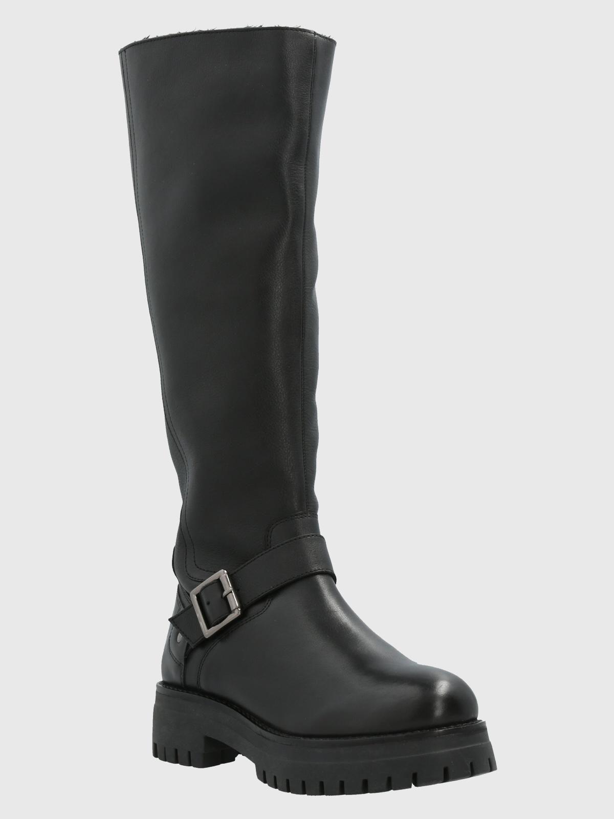 Bota Cuero Mujer Londa Negro-0