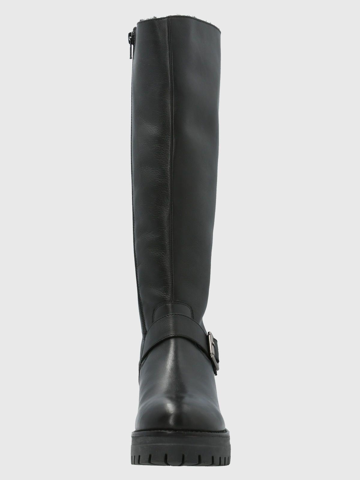 Bota Cuero Mujer Londa Negro-3