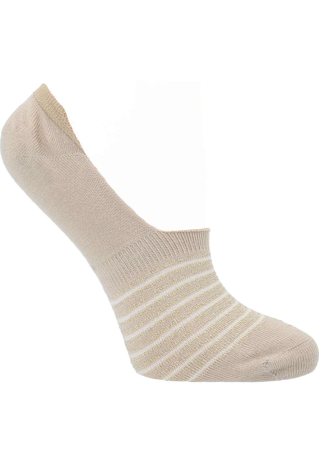 Calcetín Bambú Mujer Inv Luke Beige-0