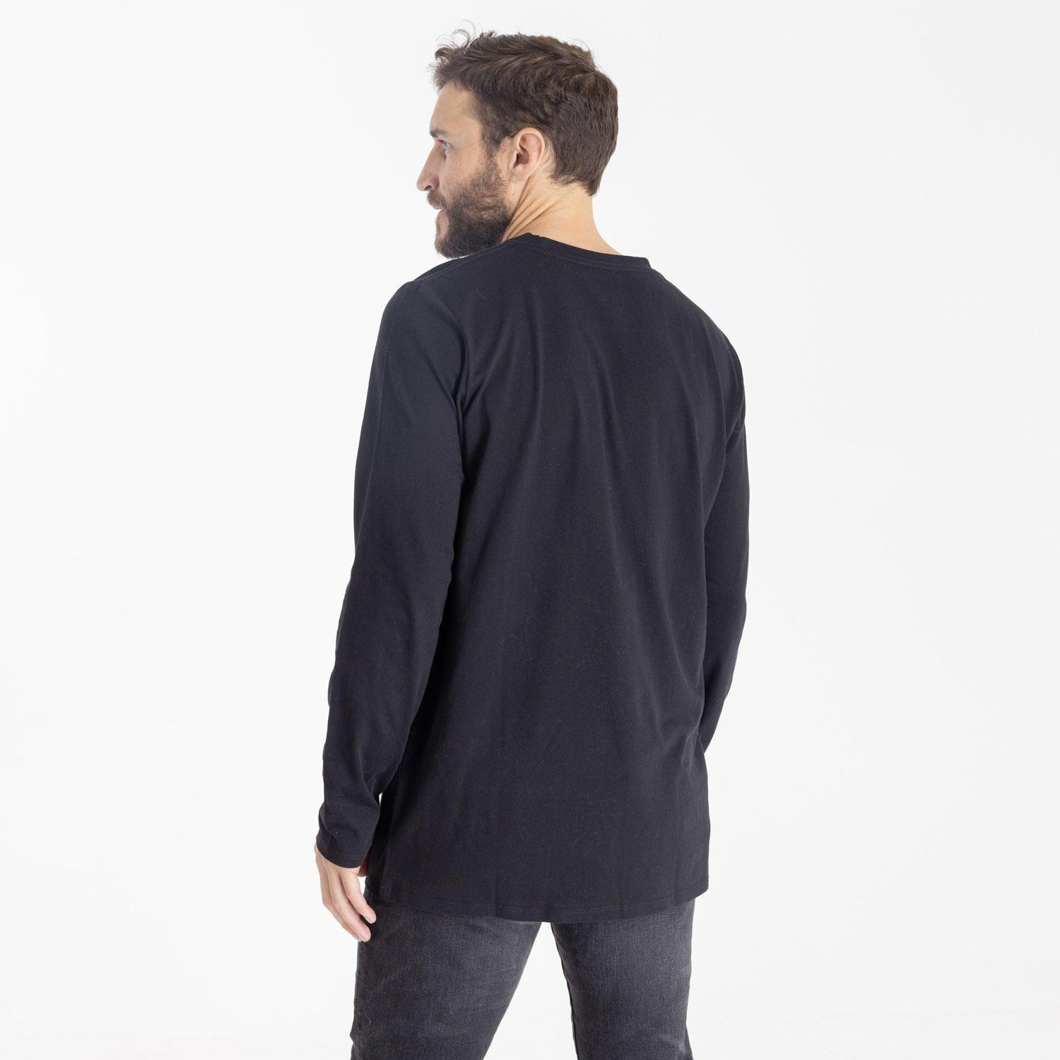 Polera Manga Larga Colfax Ii Negro Hombre-1