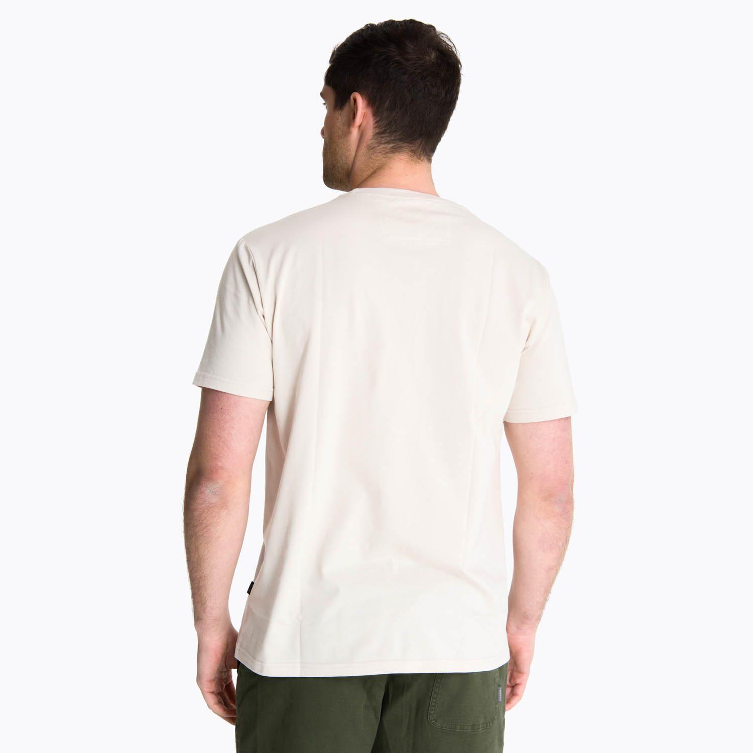 Polera Manga Corta Hombre Beechworth Crema -3