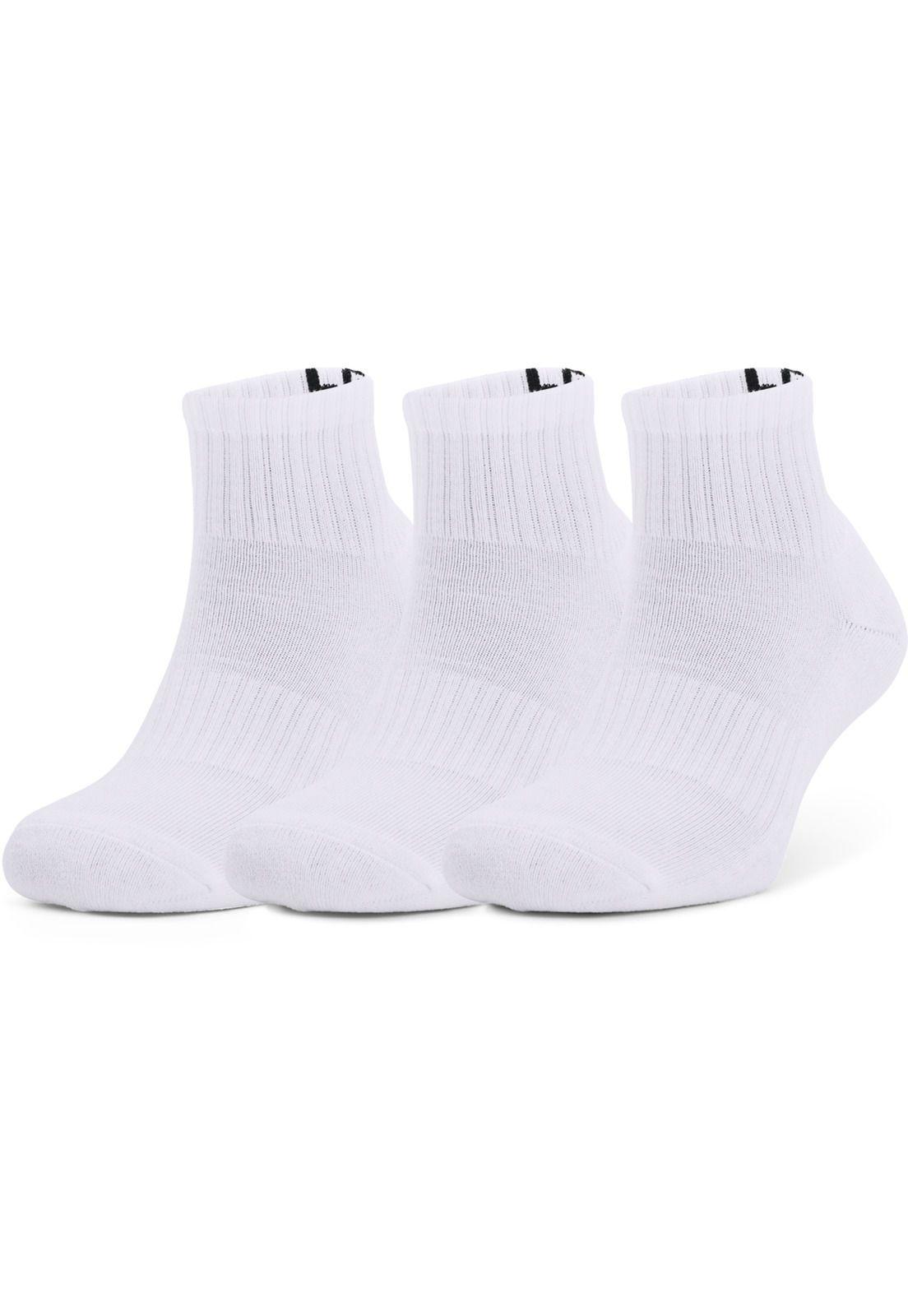Pack 3 Calcetines Blanco UA Core Quarter U-2