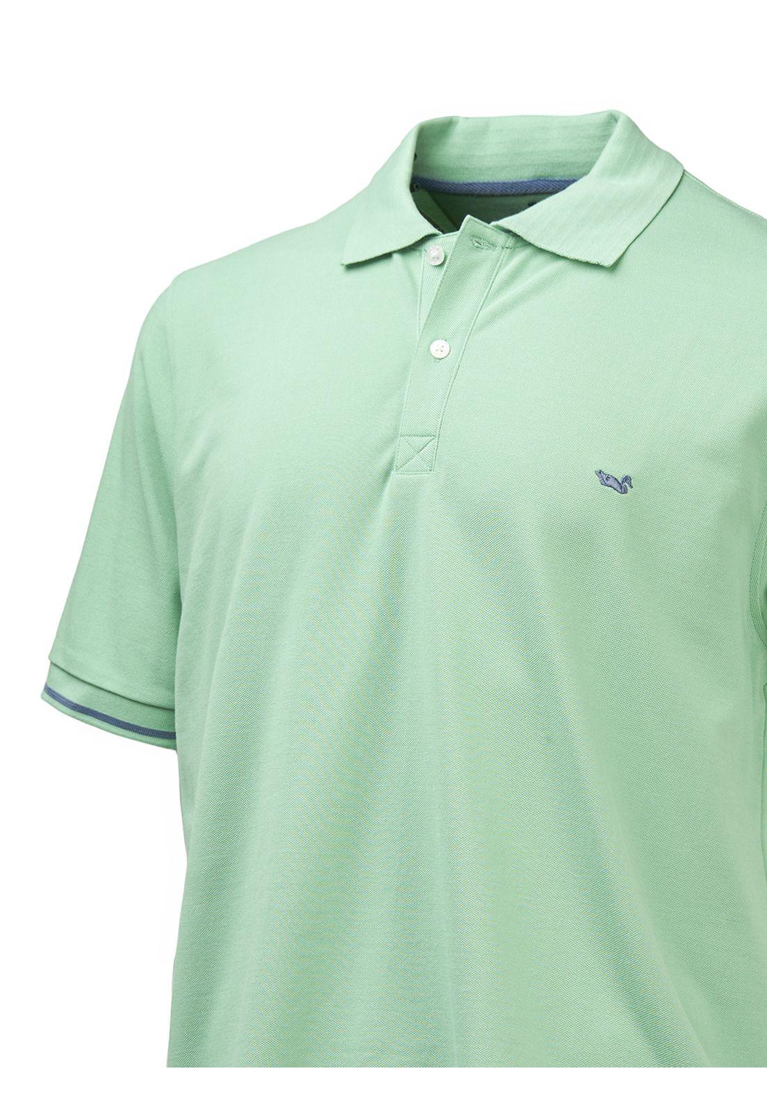 Polera Algodón Pima Mitchell Verde Hombre-3