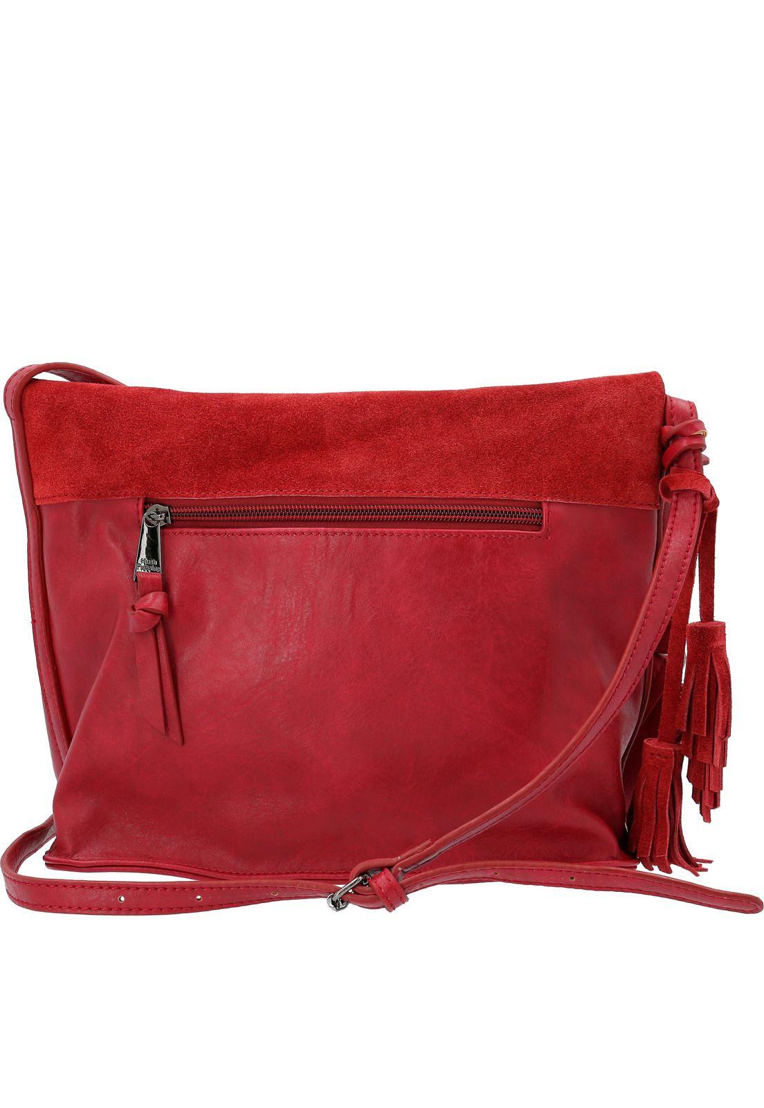 Cartera Mujer Clutha Cross Rojo-2