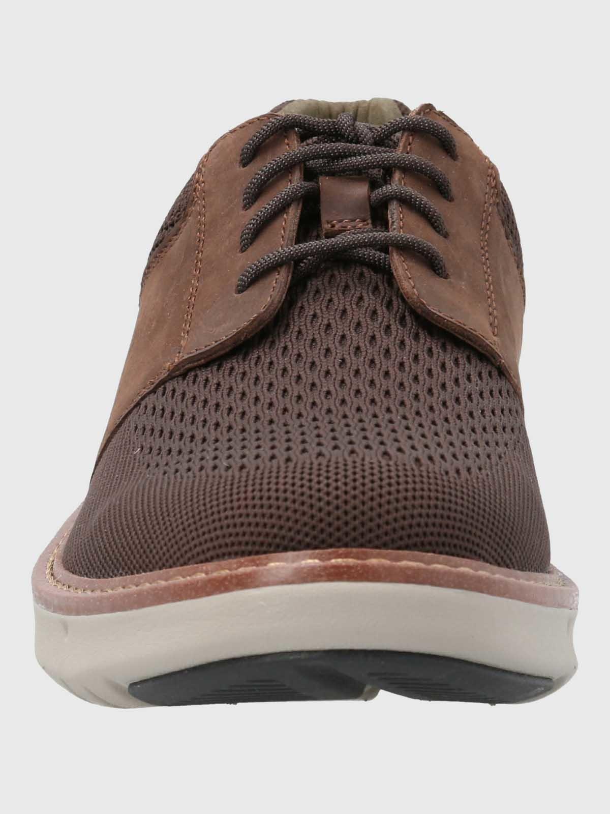 Zapato Smart Hombre Hybrid Lace Café-3
