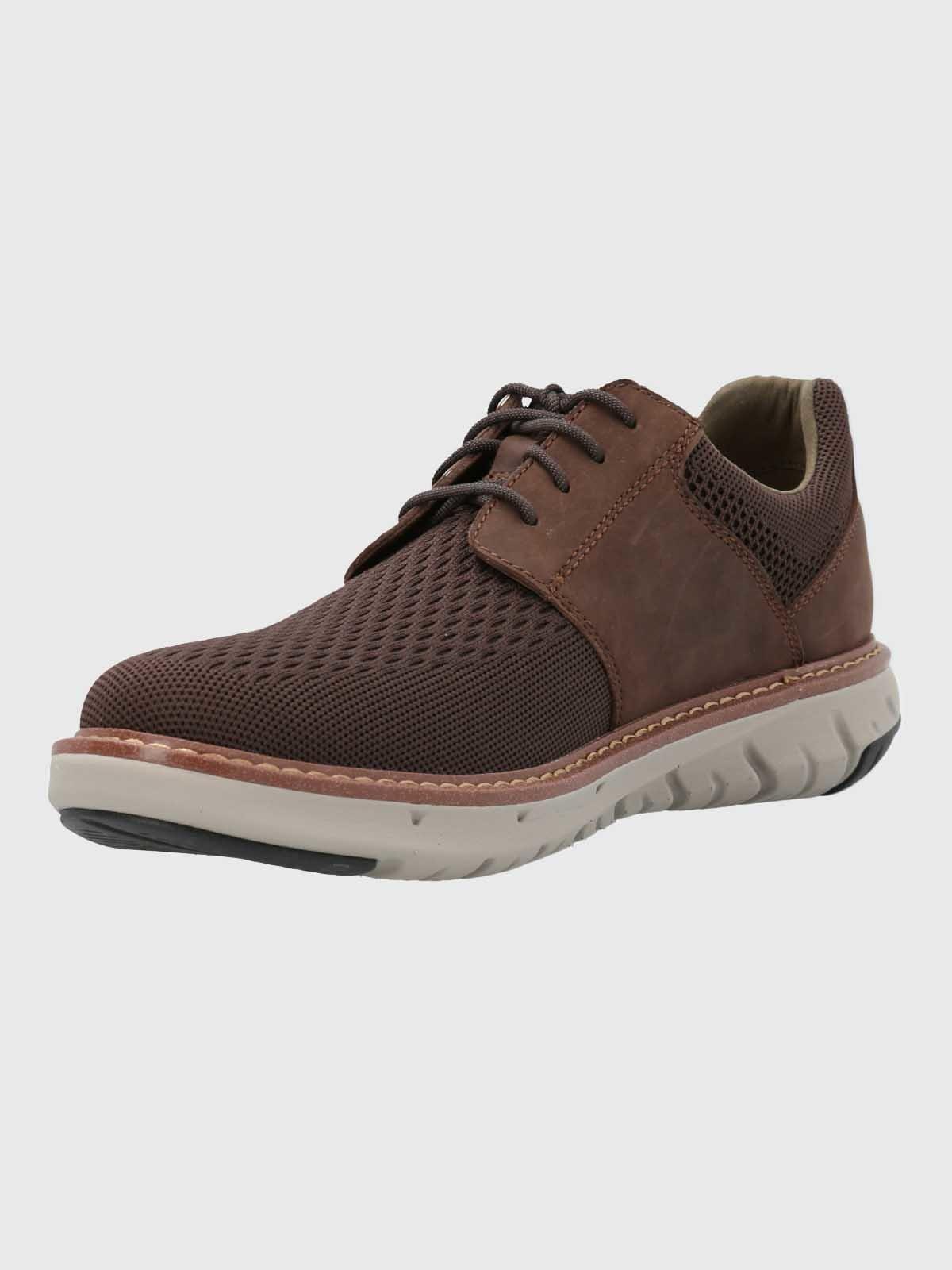 Zapato Smart Hombre Hybrid Lace Café-4