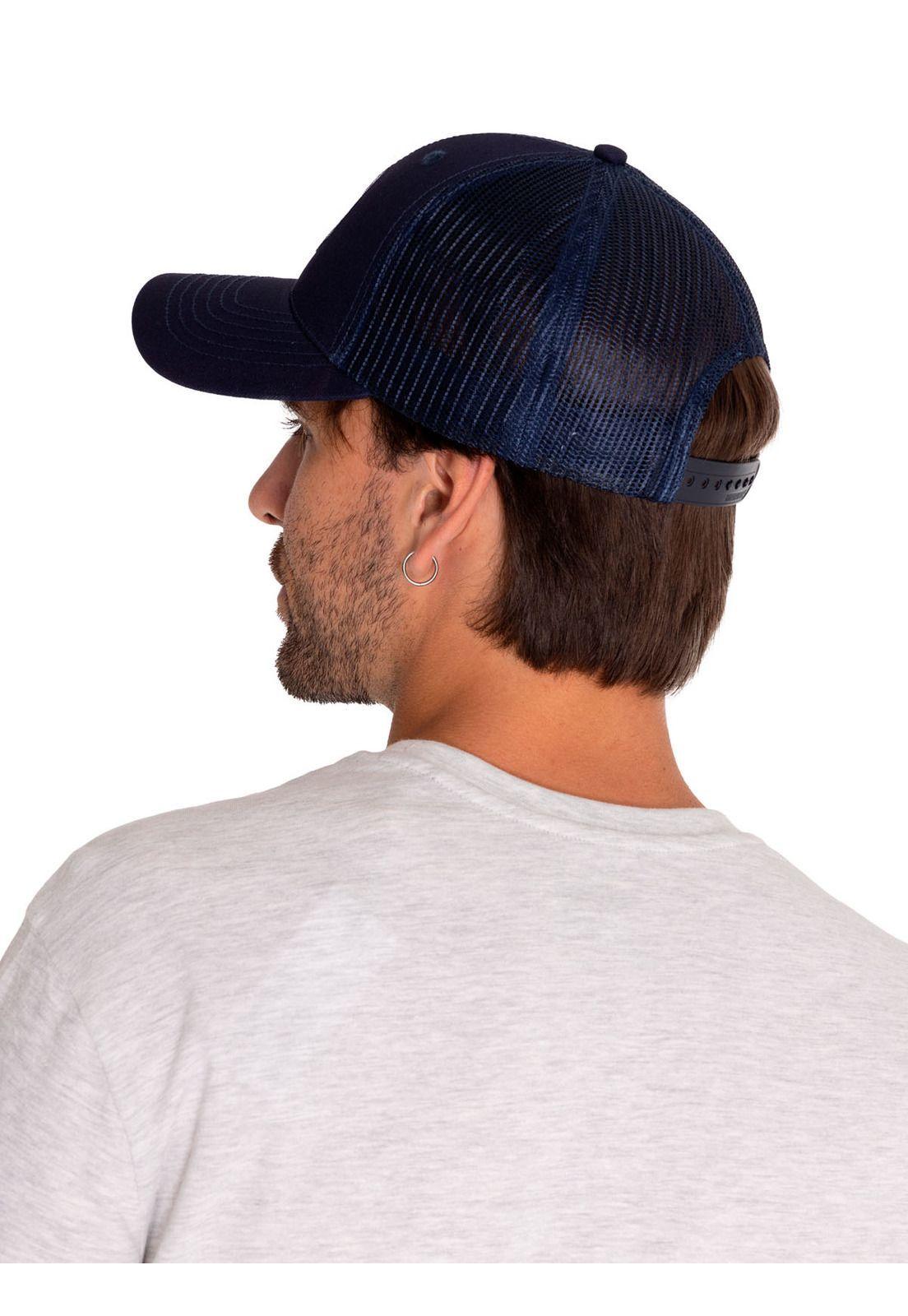Jockey Hombre Historic Woven Patch Trucker Azul-1