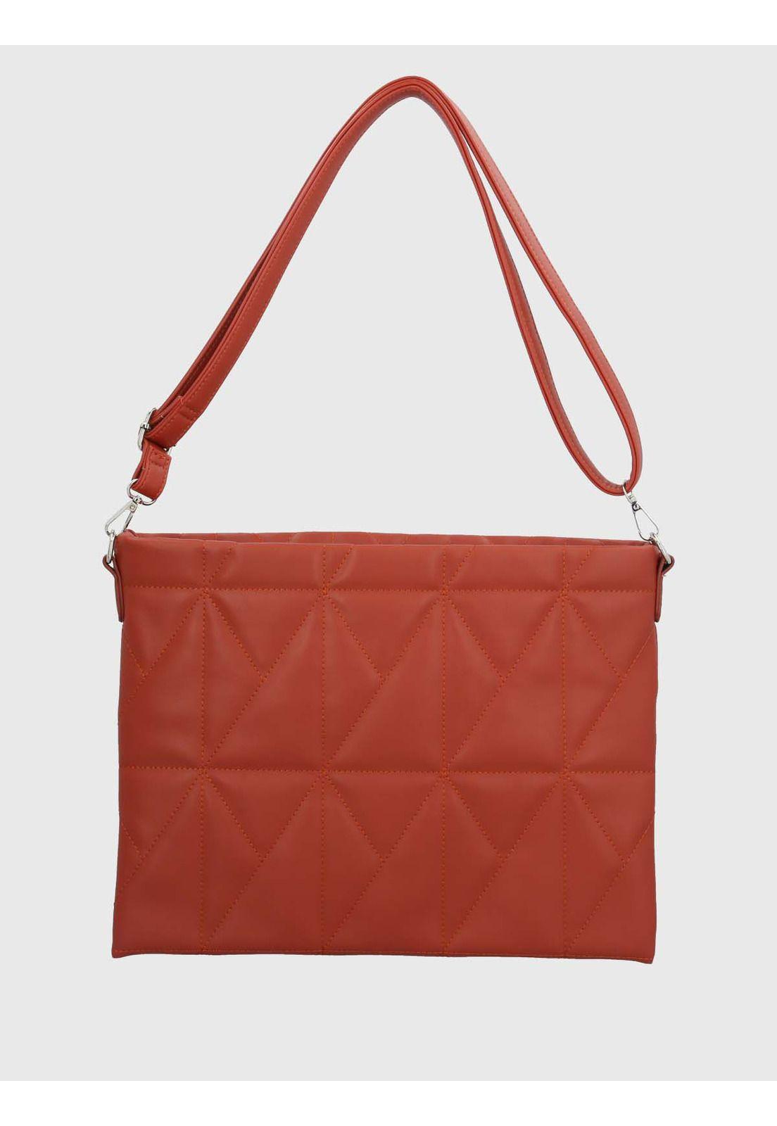 Bolso Notebook Ecocuero Mujer Naranjo-2