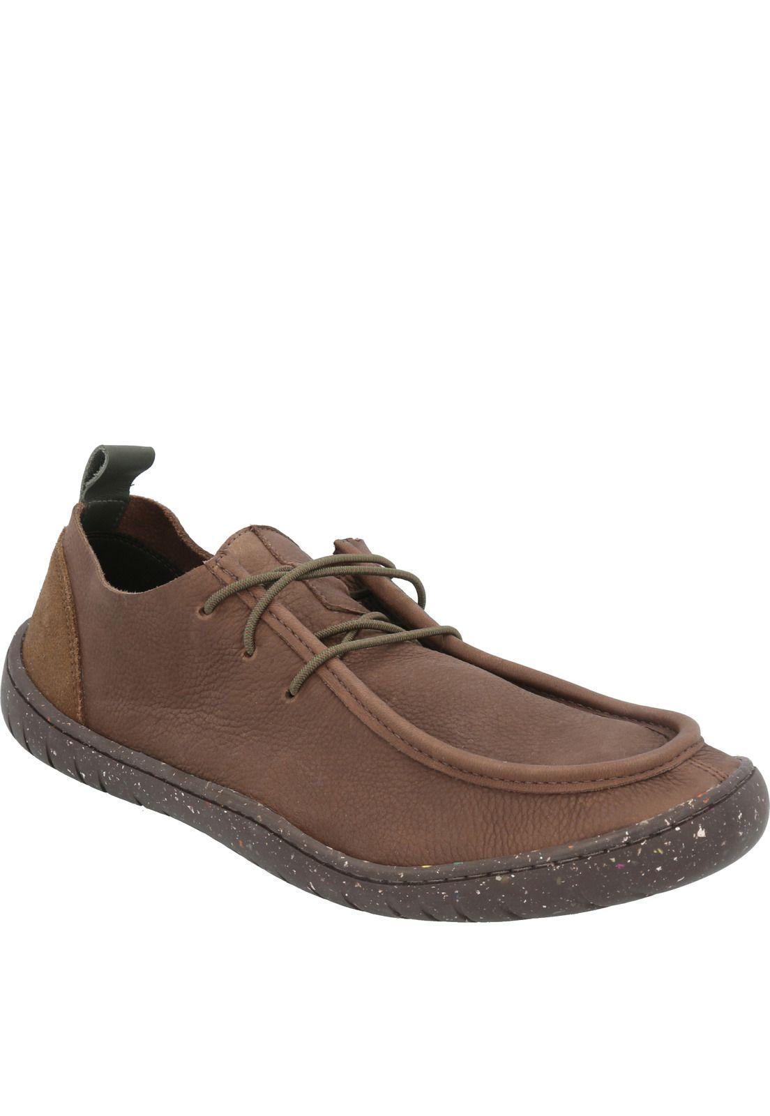 Zapato Cuero Hombre Chitwan Café Oscuro-1