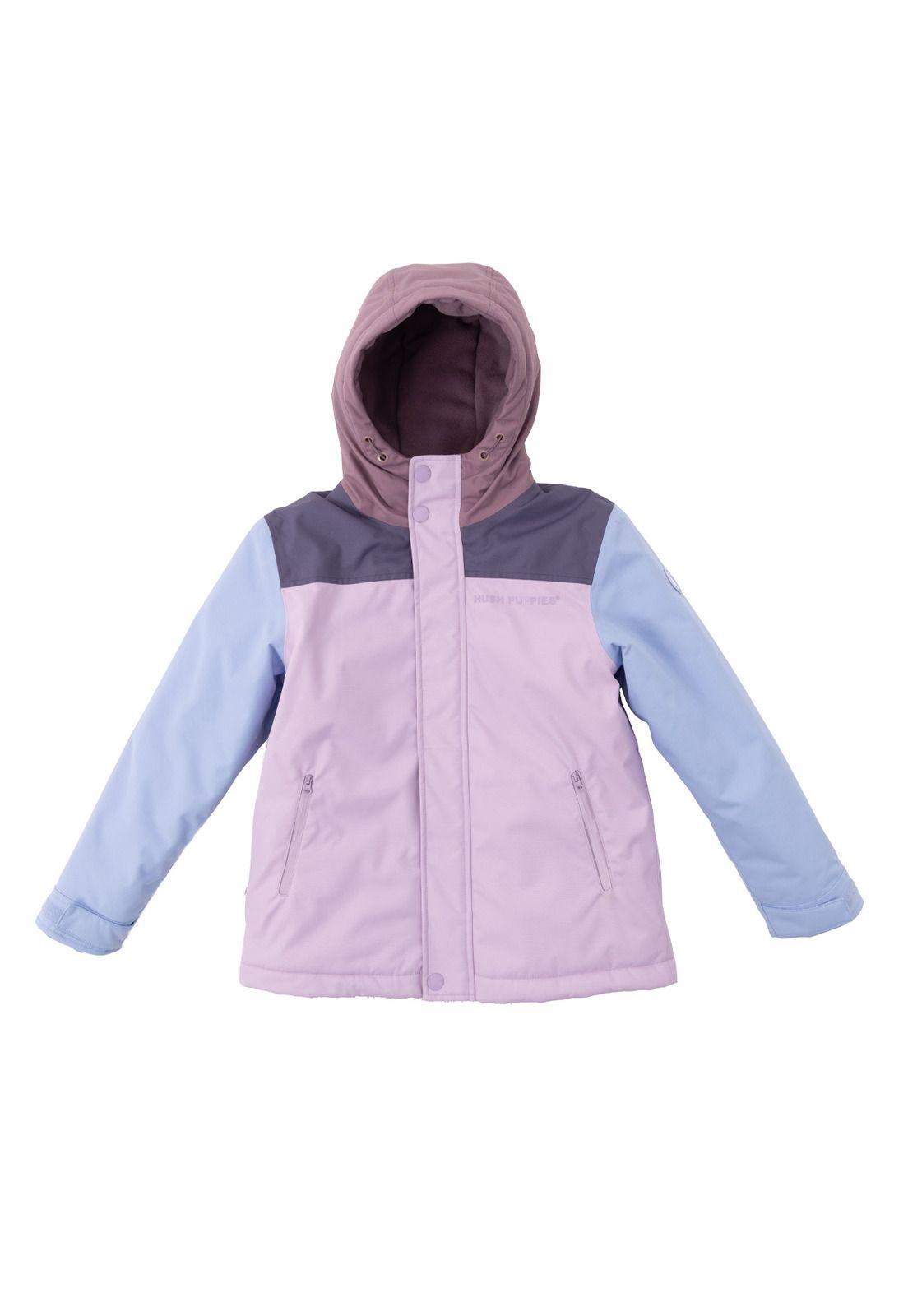 Parka Waterproof Silvestre Niña Morado-0