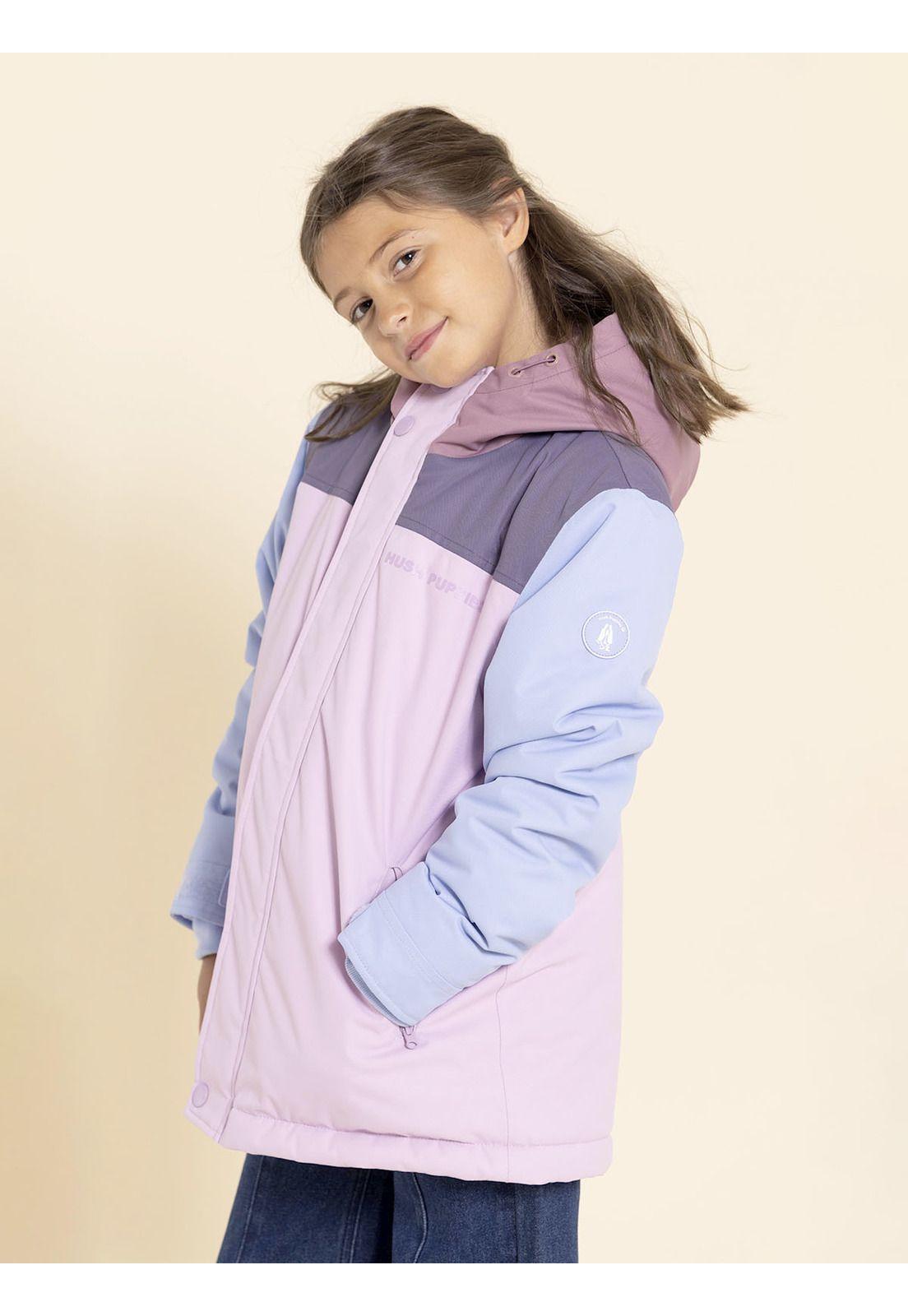 Parka Waterproof Silvestre Niña Morado-1