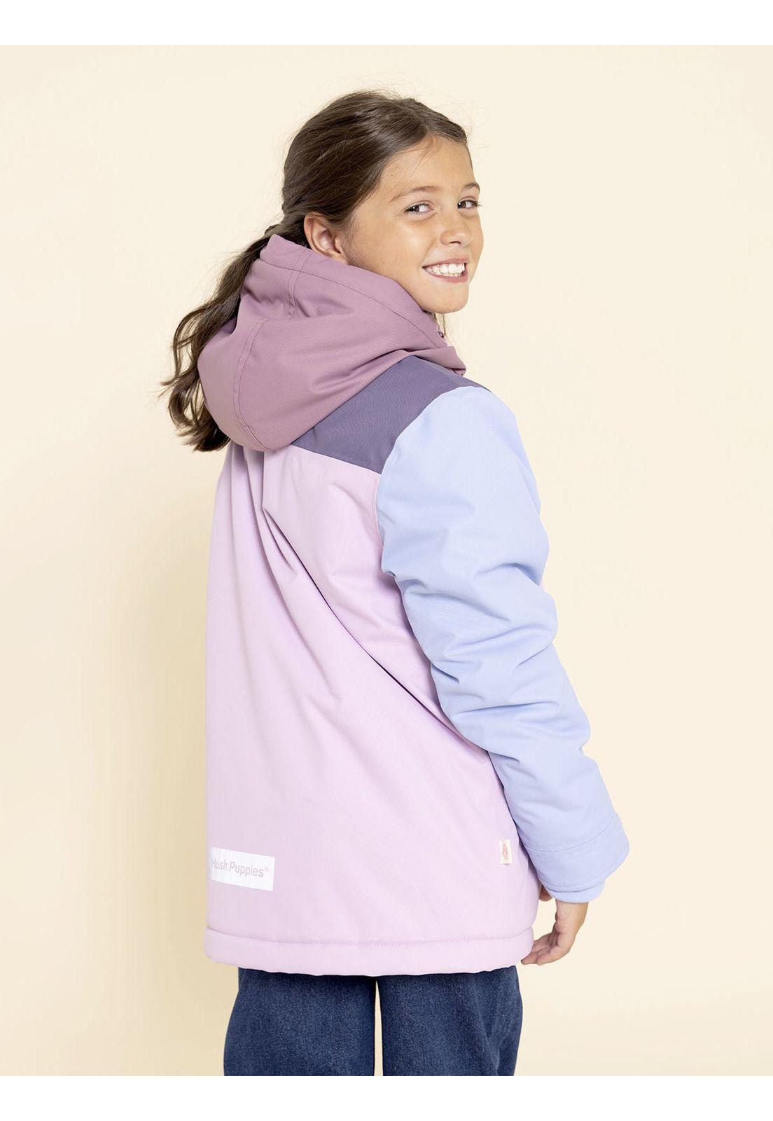 Parka Waterproof Silvestre Niña Morado-3