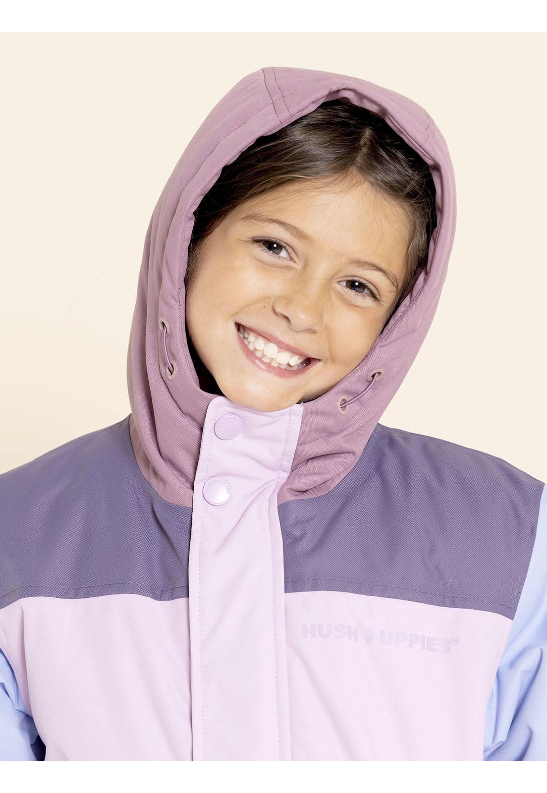 Parka Waterproof Silvestre Niña Morado-5