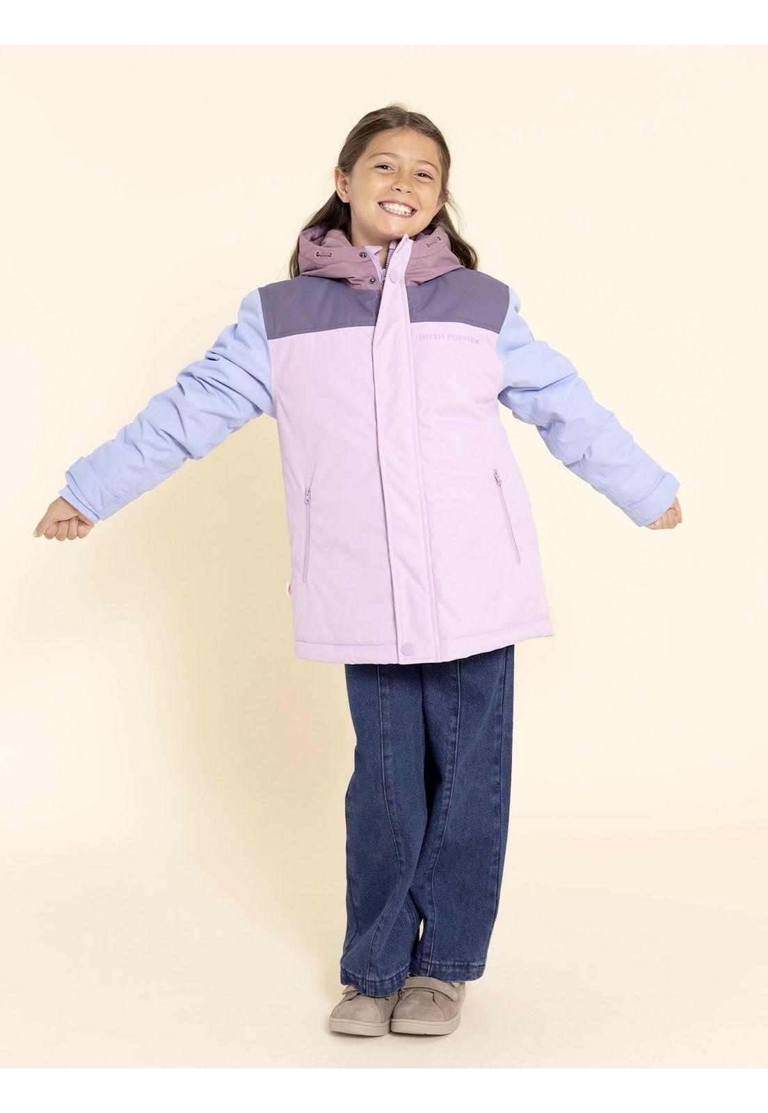 Parka Waterproof Silvestre Niña Morado-6