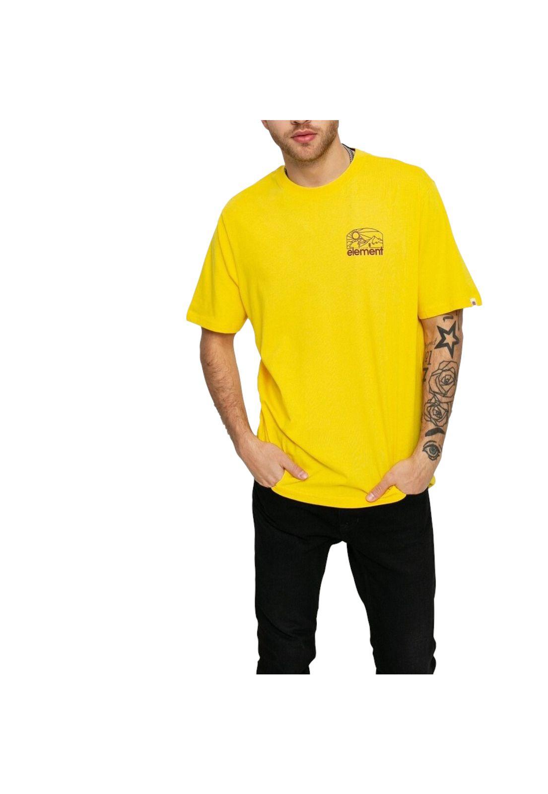 Polera M/C Hombre Sunnett Amarillo-0