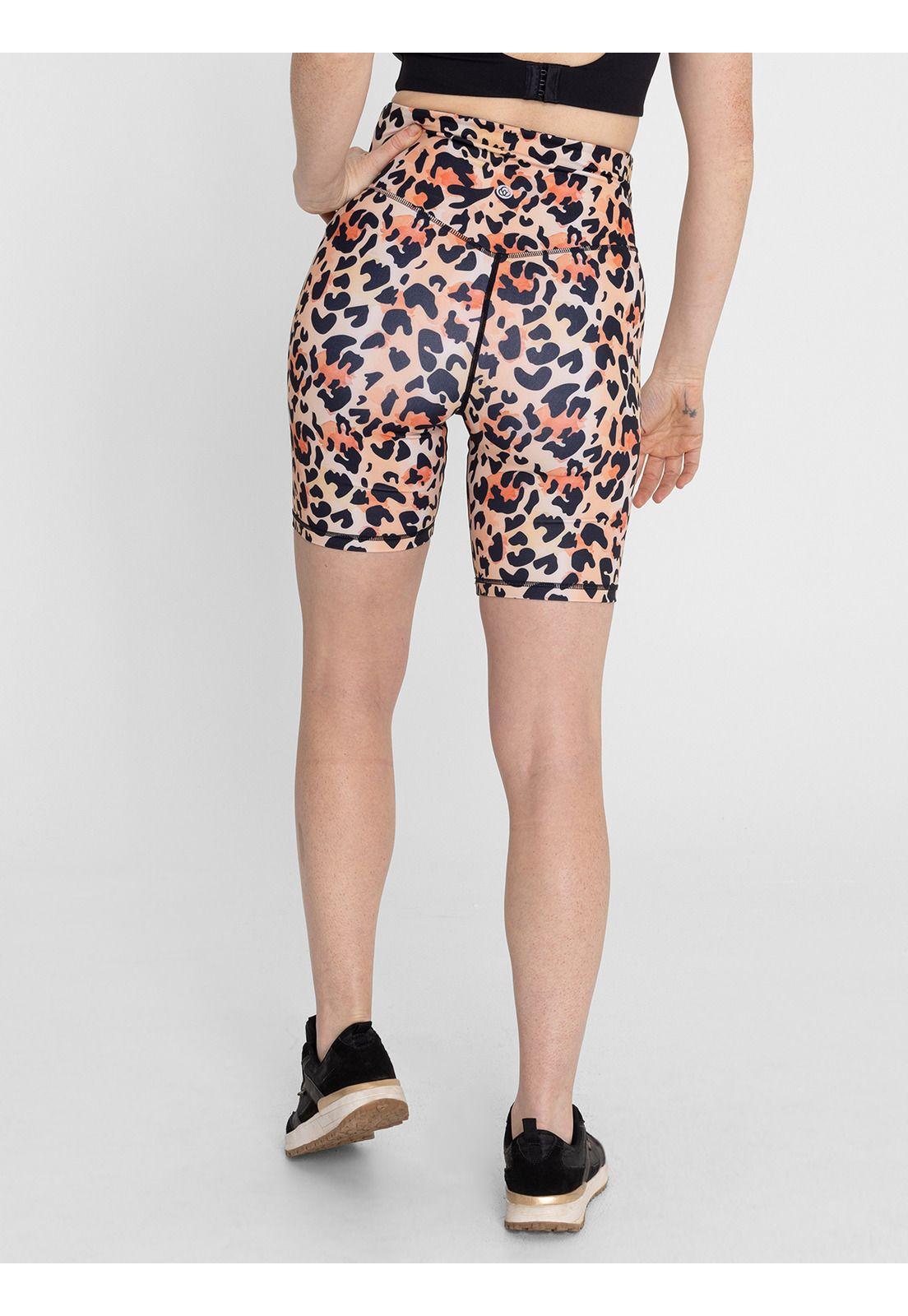 Calza Hr Biker Sofi Naranja Mujer-7