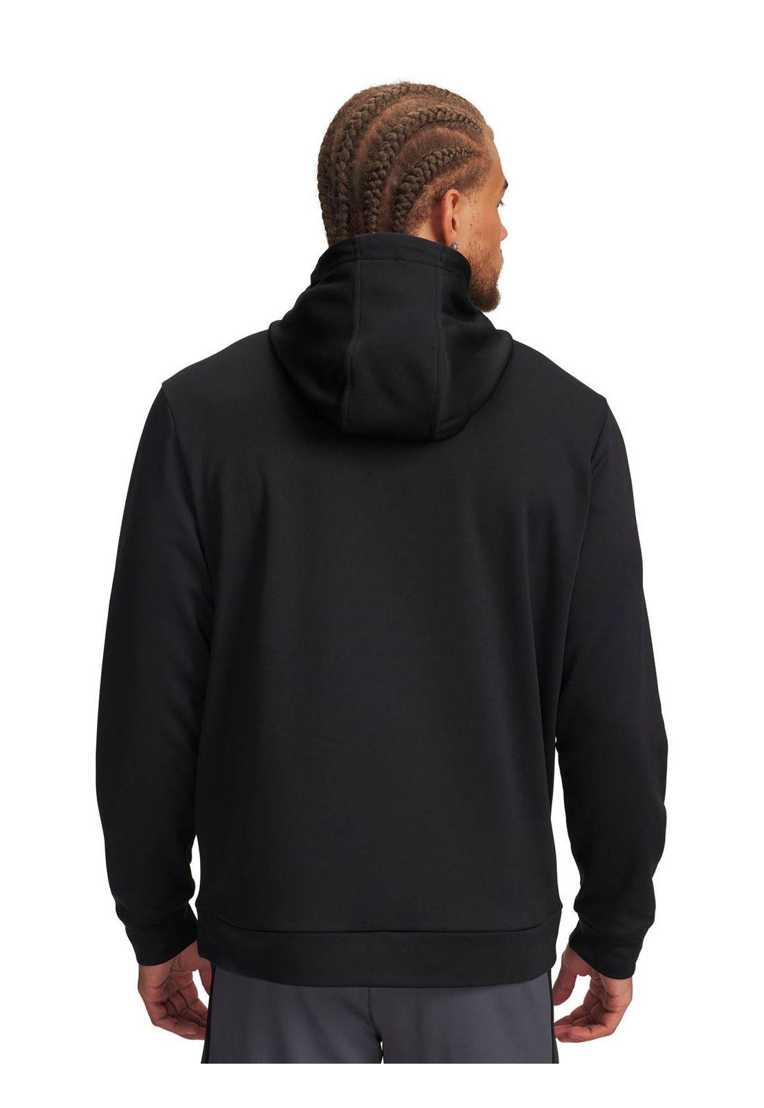 Polerón Training hombre Armour Fleece Negro -1
