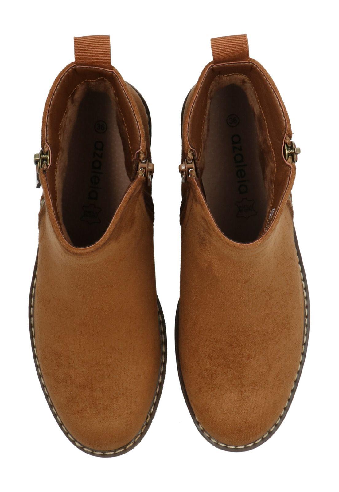 Botín Empoli Mujer Camel-7