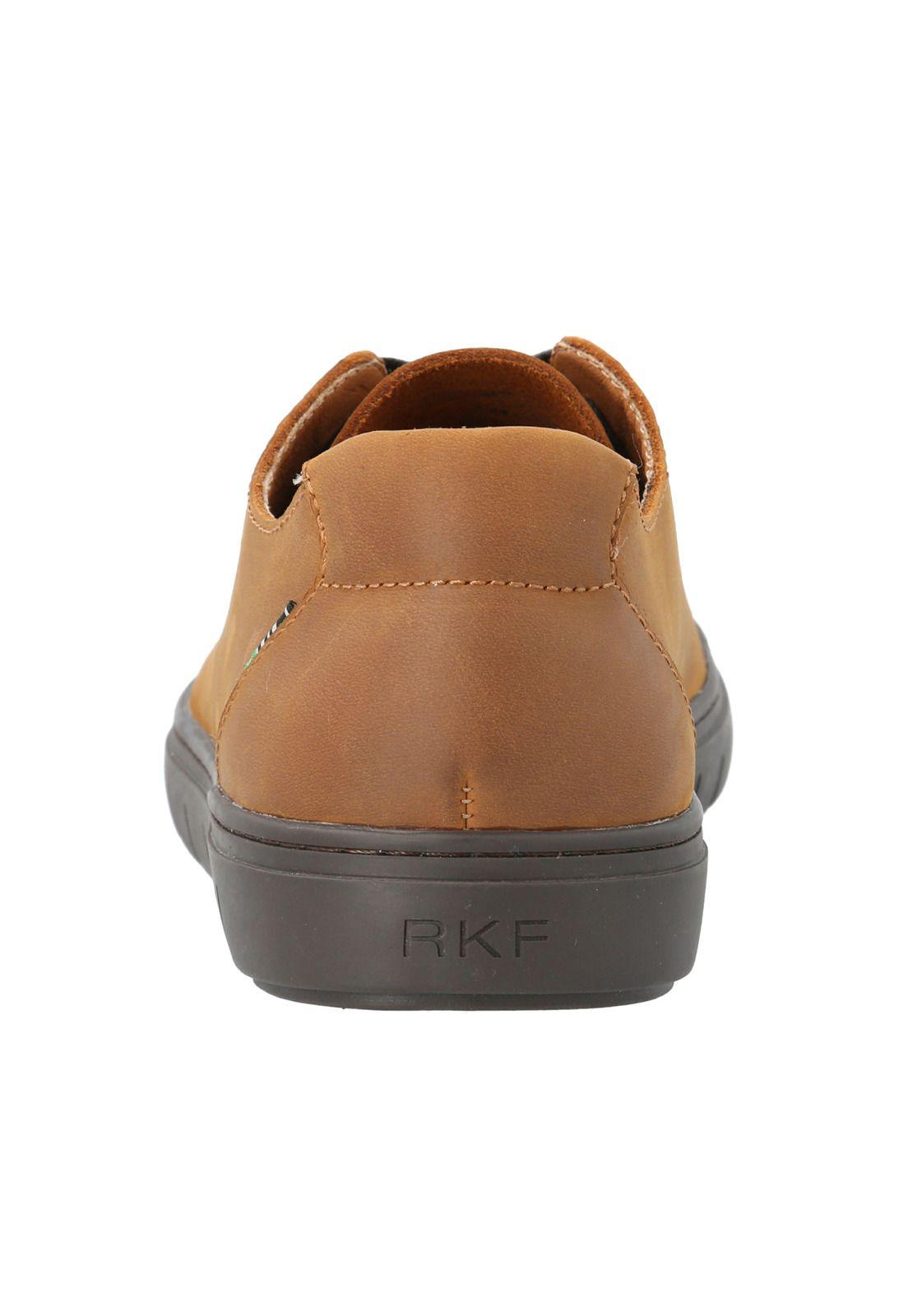 Zapatilla Cuero Hombre Posselt Café -5