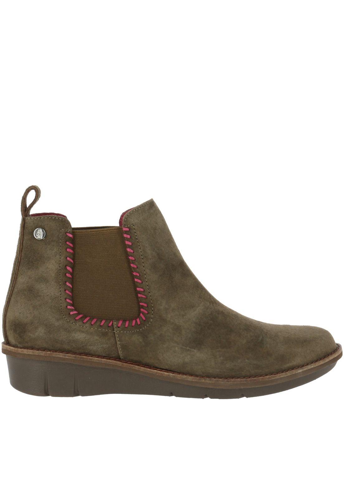 Botin Cuero Mujer Bless Verde Claro-2