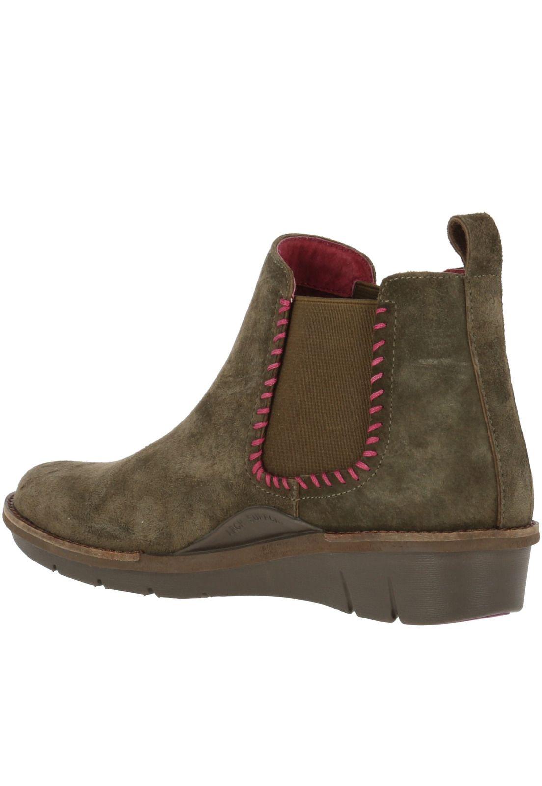 Botin Cuero Mujer Bless Verde Claro-4