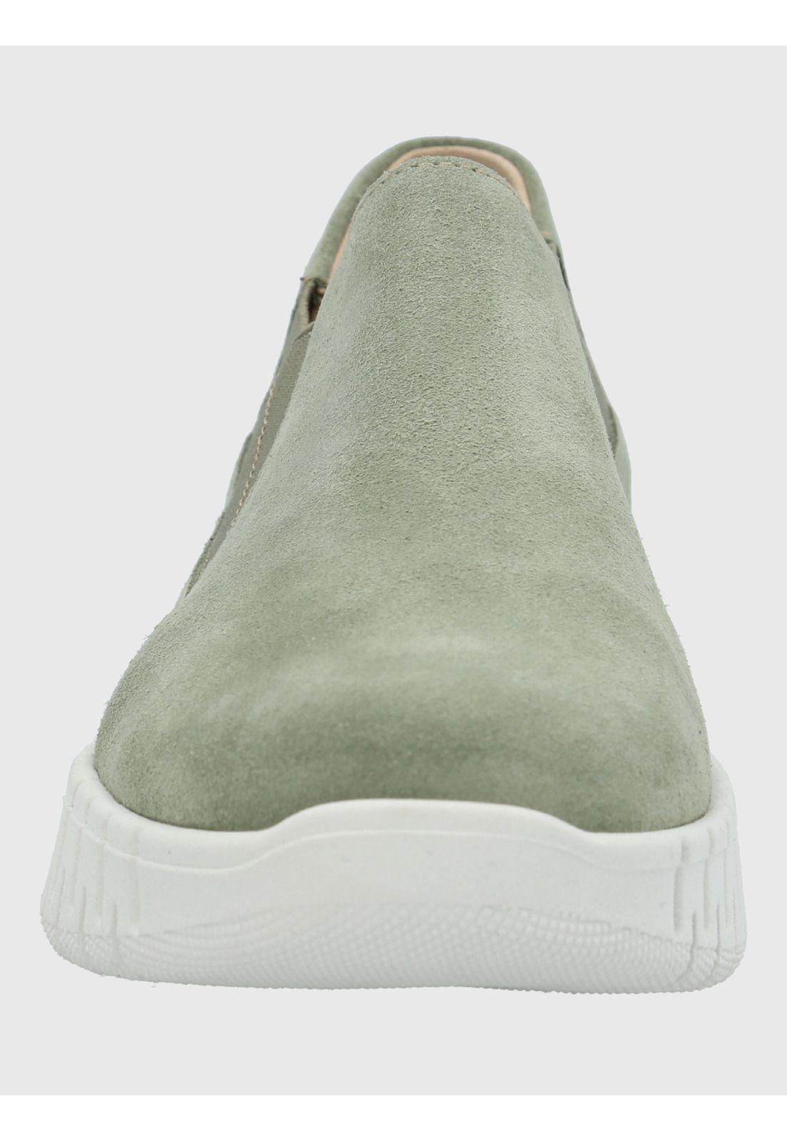 Zapato Mujer Cuero Torino Verde-3