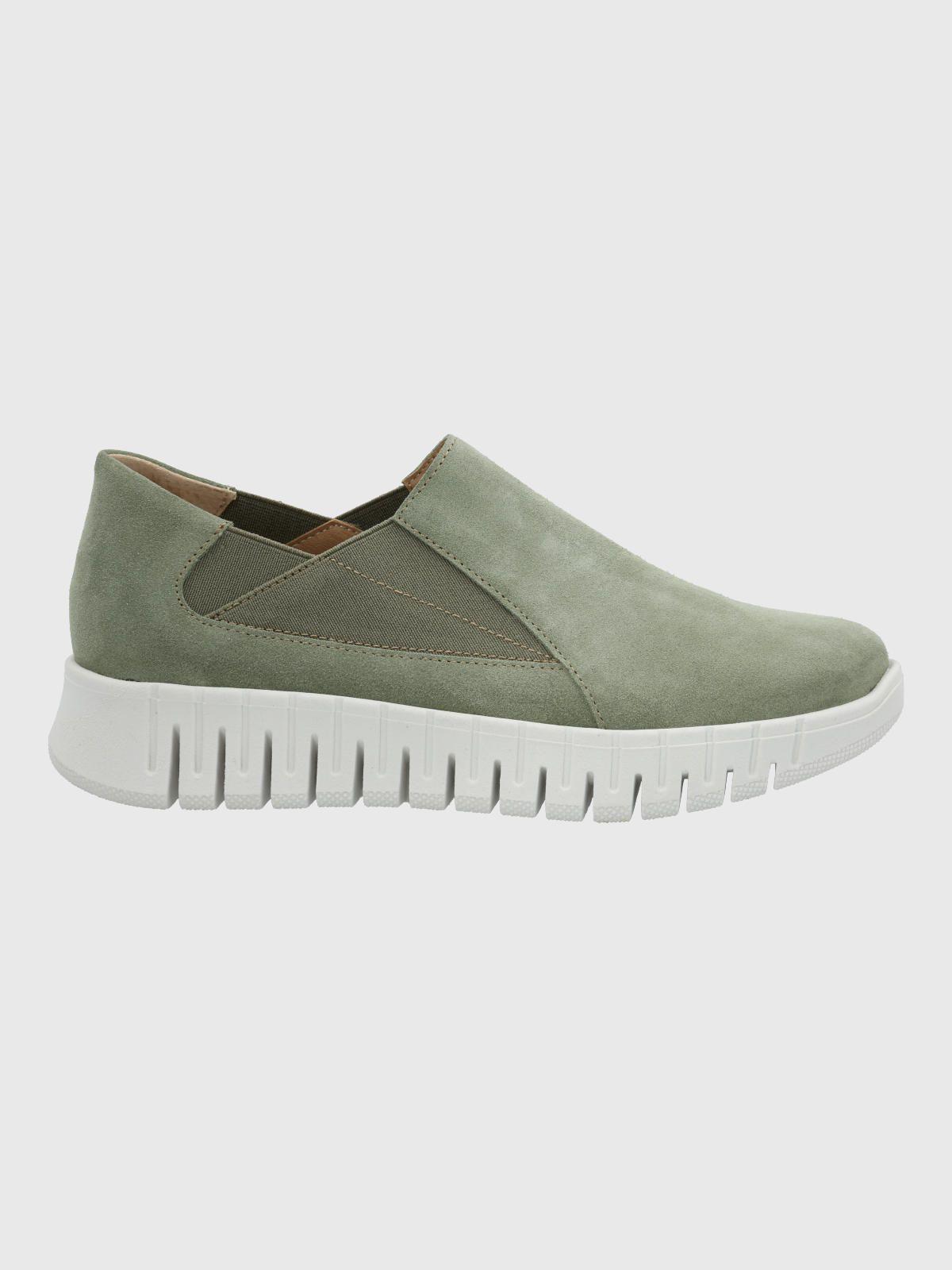 Zapato Mujer Cuero Torino Verde-1