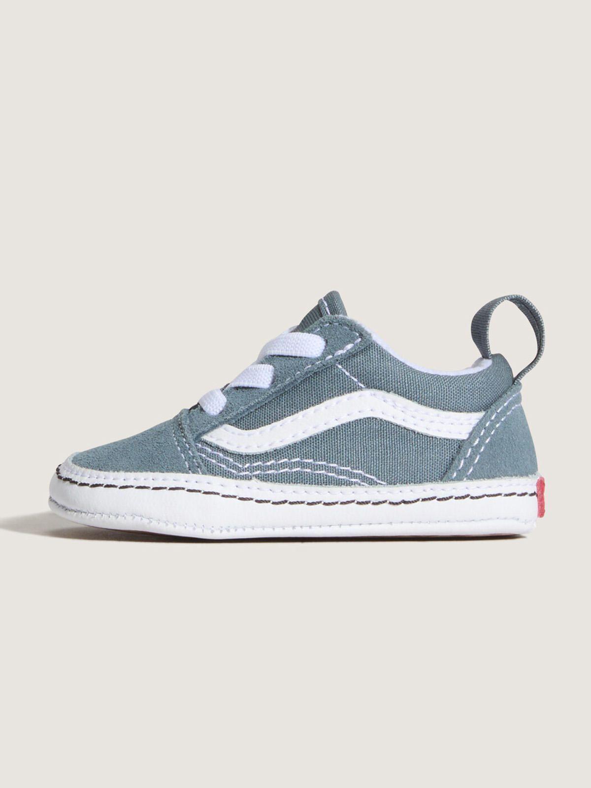 Zapatilla Niño Old Skool Crib Celeste-3