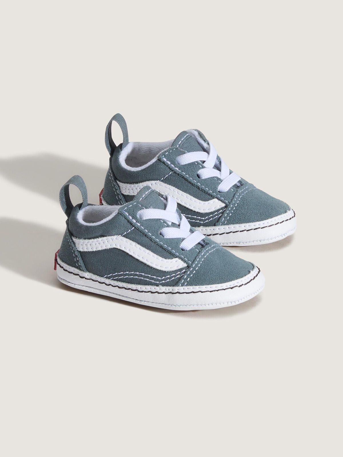 Zapatilla Niño Old Skool Crib Celeste-1