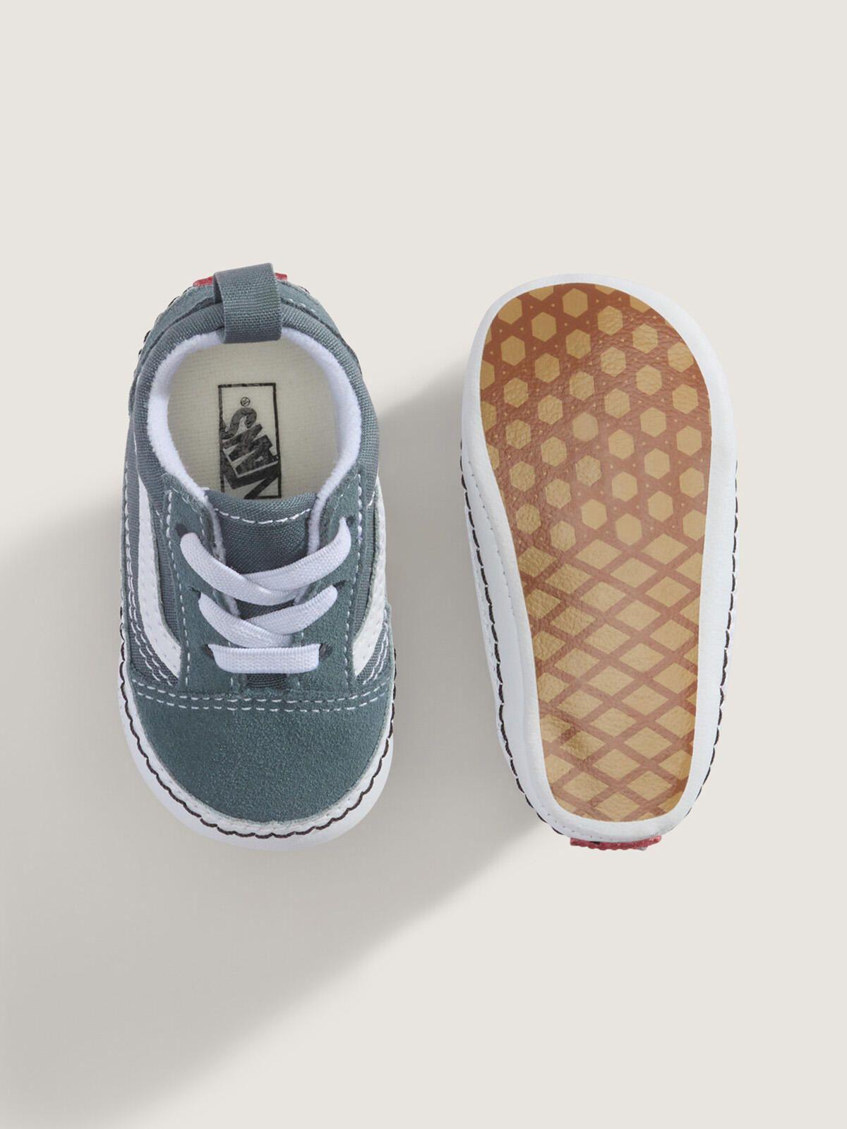 Zapatilla Niño Old Skool Crib Celeste-4