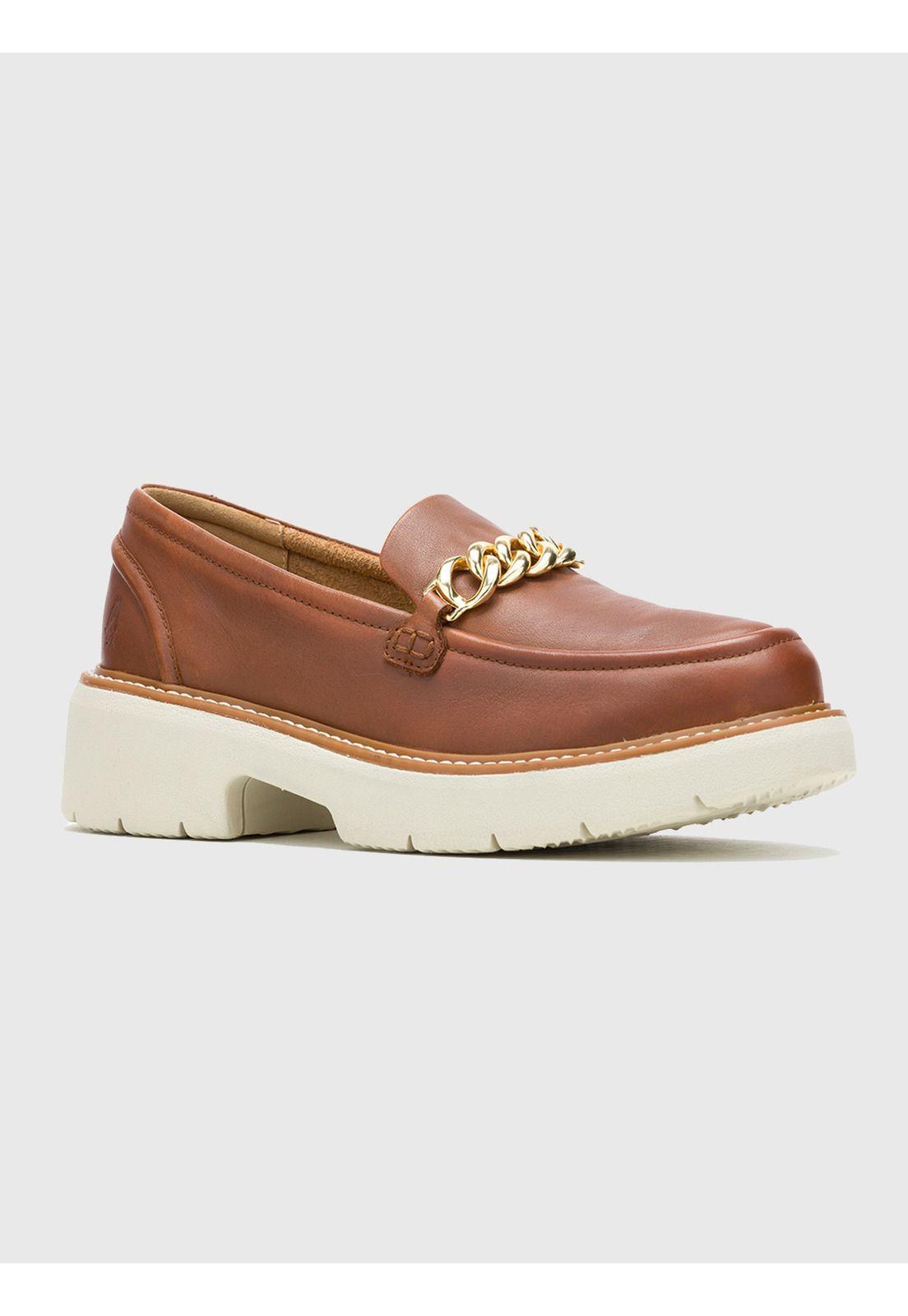 Mocasín Cuero Café Mujer Jodie Bit Loafer -0