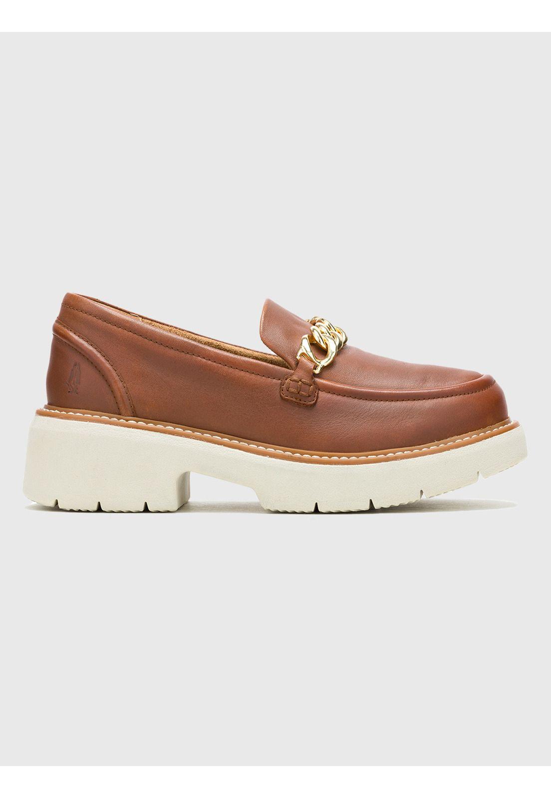Mocasín Cuero Café Mujer Jodie Bit Loafer -1