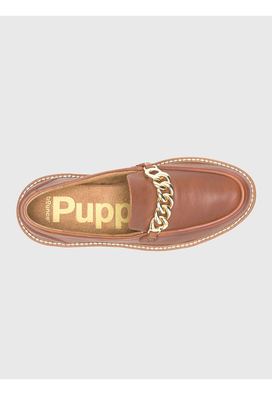 Mocasín Cuero Café Mujer Jodie Bit Loafer -4