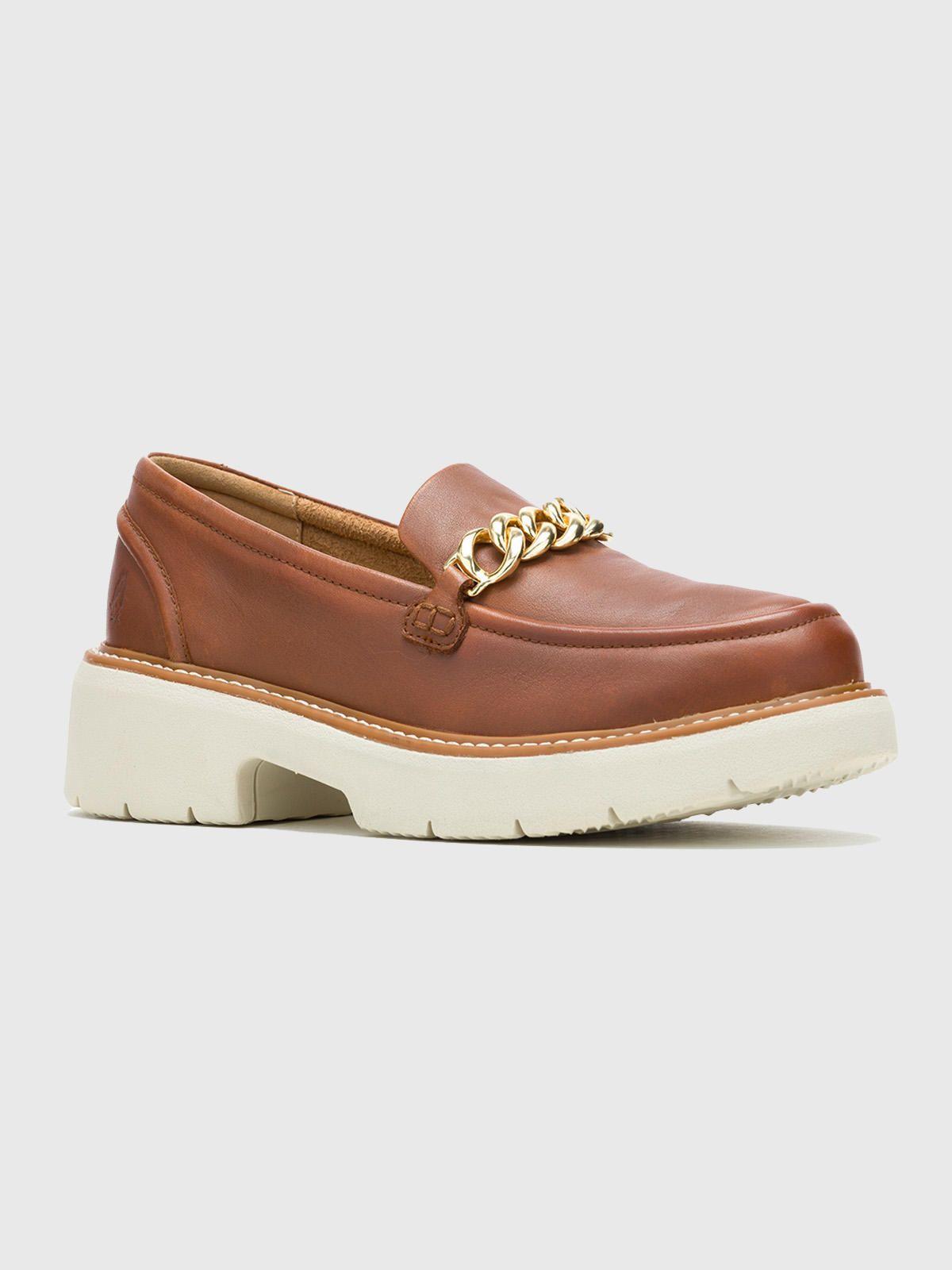 Mocasín Cuero Café Mujer Jodie Bit Loafer -0