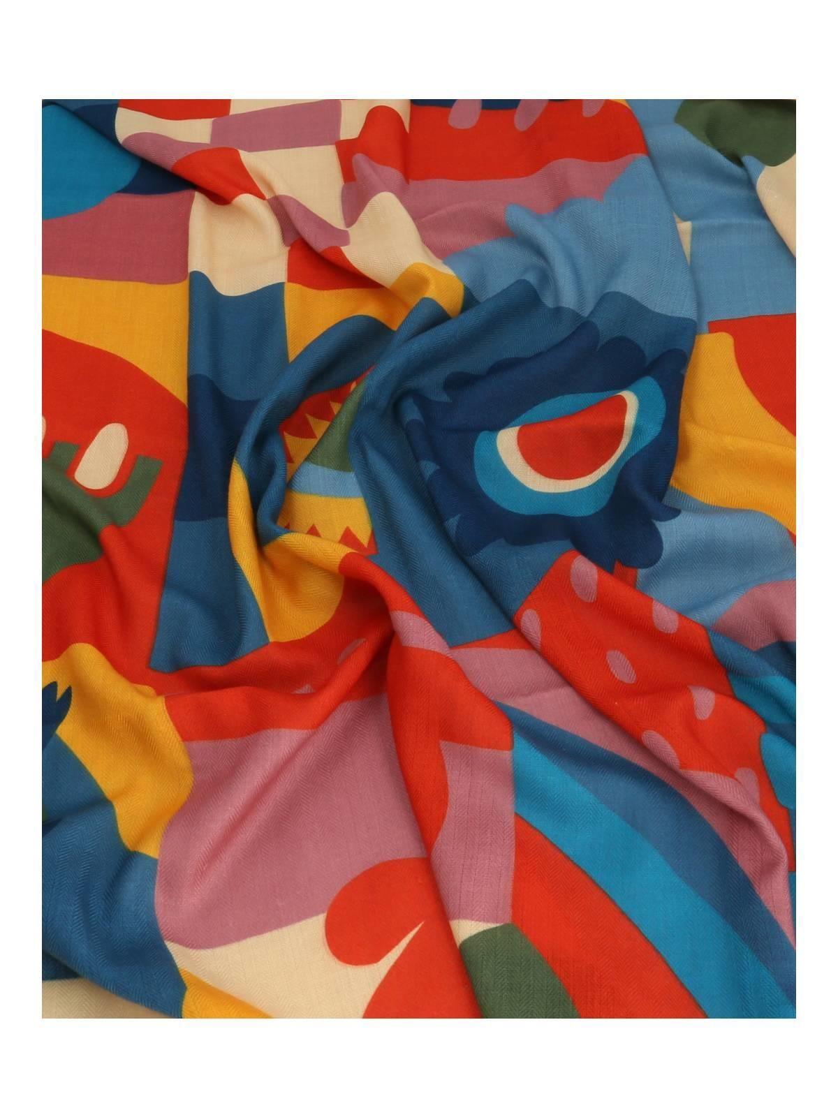 Pañuelos Georgi Scarf Mujer Verde Oscuro-2