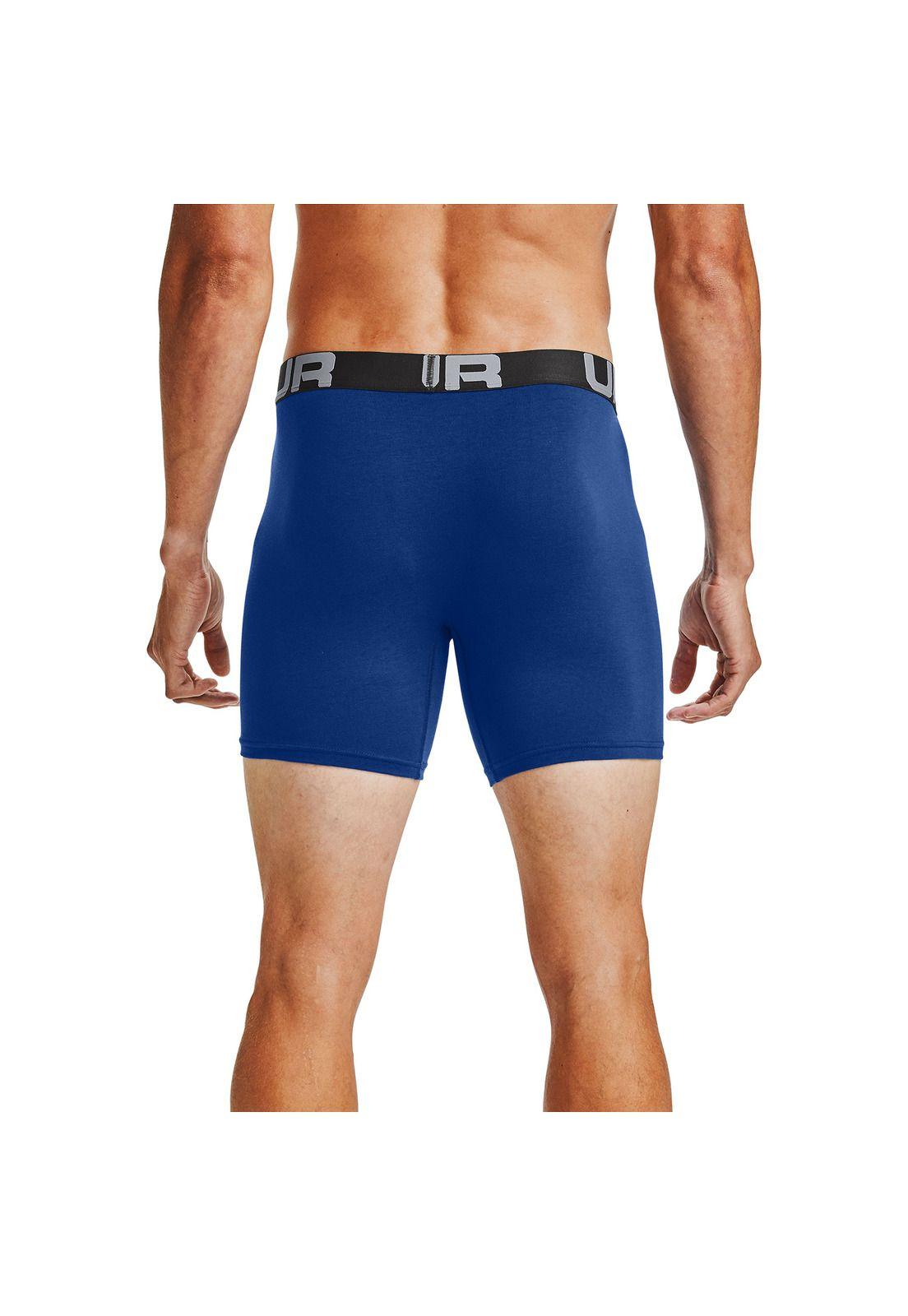 Boxer Hombre Charged Cotton 6In 3Pack Azul-3