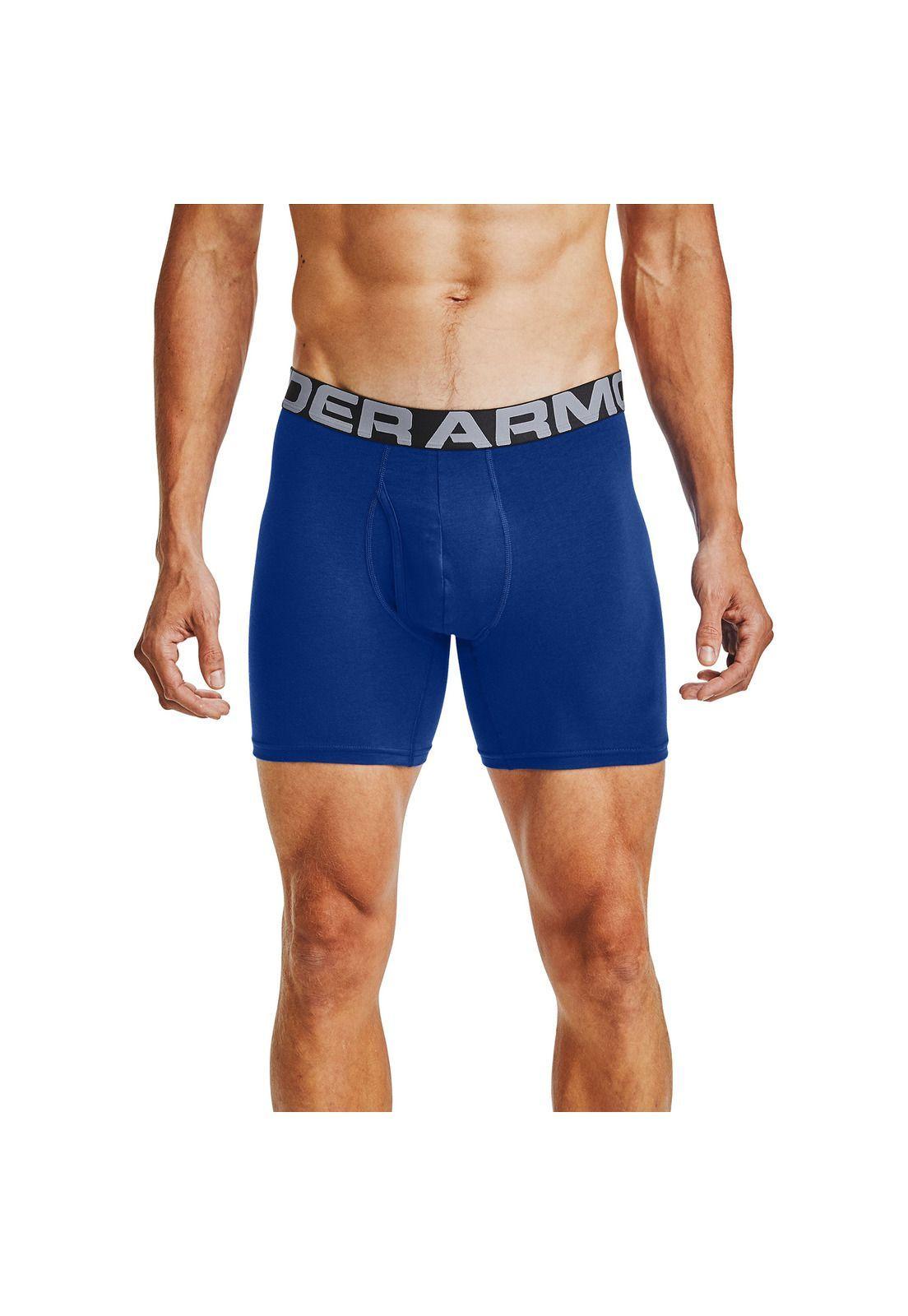 Boxer Hombre Charged Cotton 6In 3Pack Azul-2