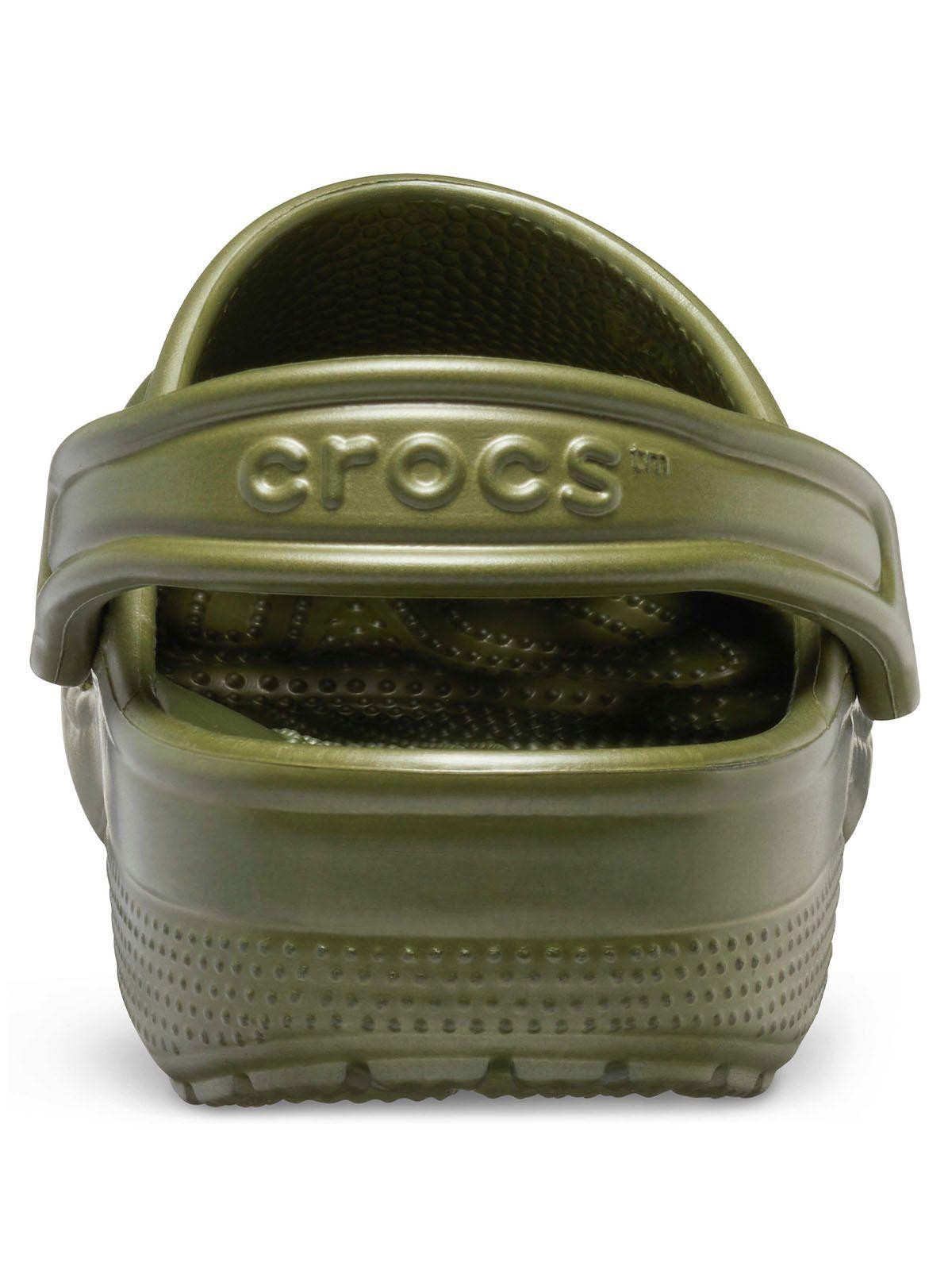 Zueco Crocs Hombre Classic Clog Verde Militar-6