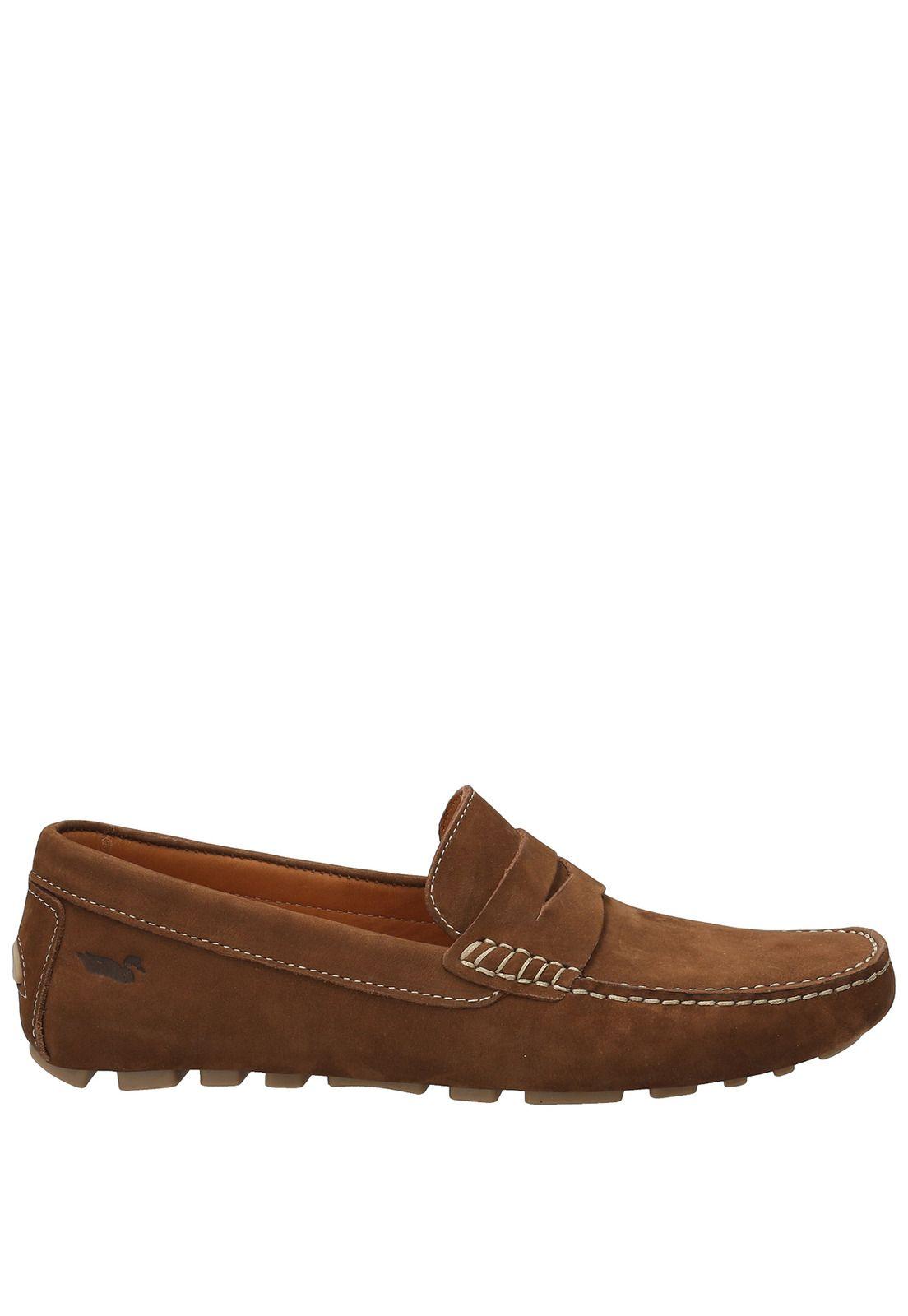 Mocasín Cuero Hombre Hudson Café-0