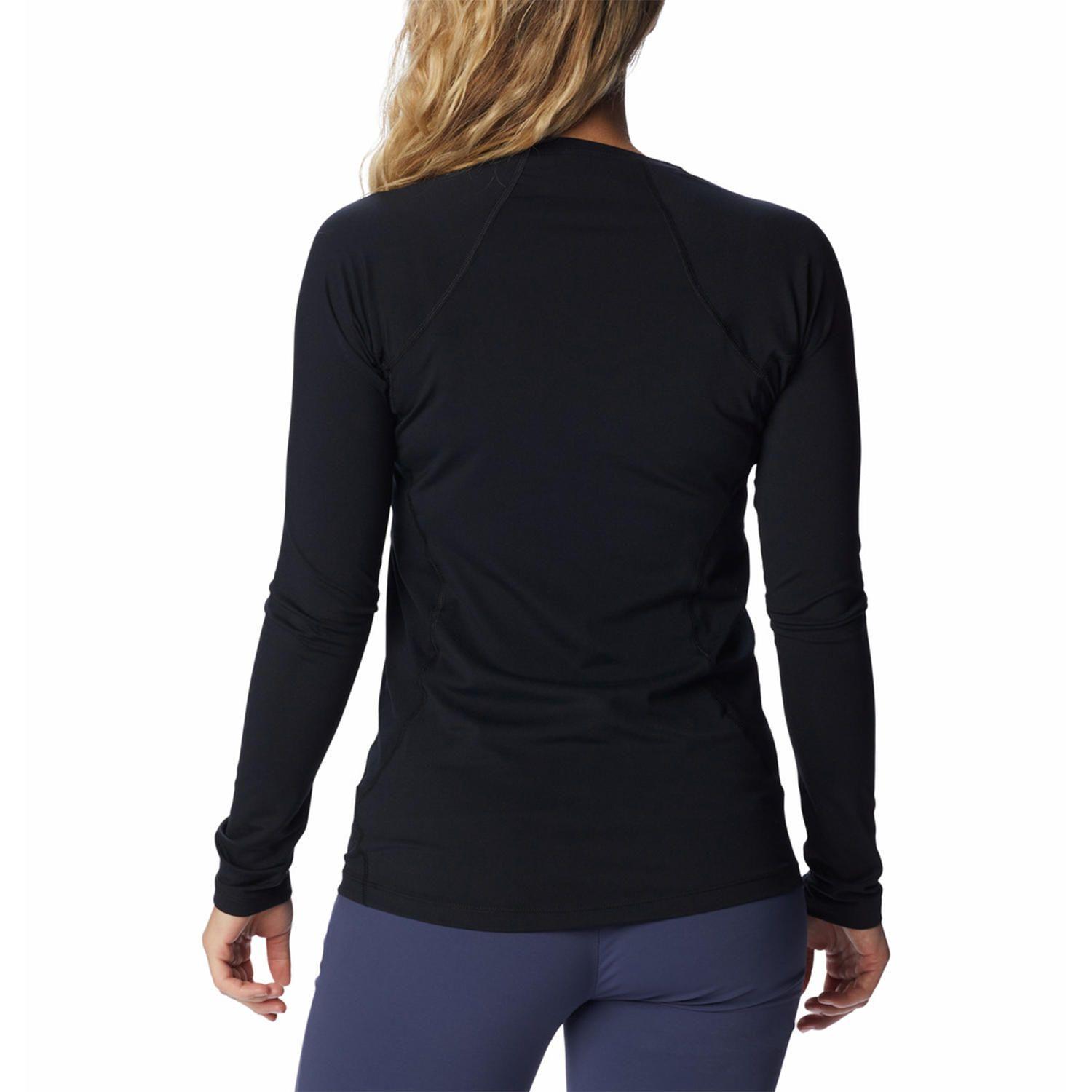 Primera Capa Polera Mujer Midweight Negro-3