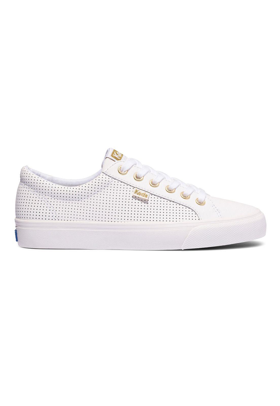 Zapatilla Cuero Mujer Jump Kick Blanco-0
