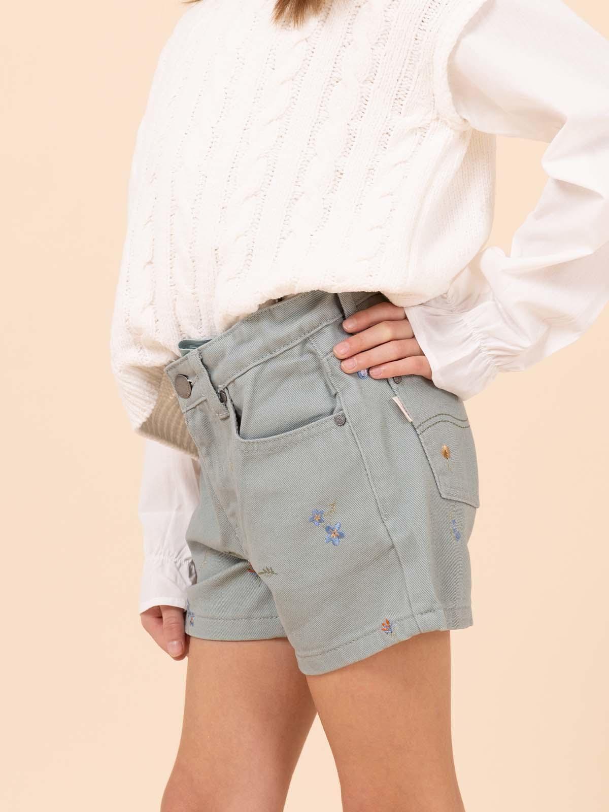 Short Niña Jenne Verde-3