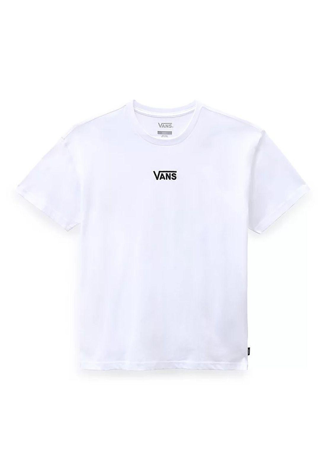 Polera M/C Mujer Flying V Oversized White-4